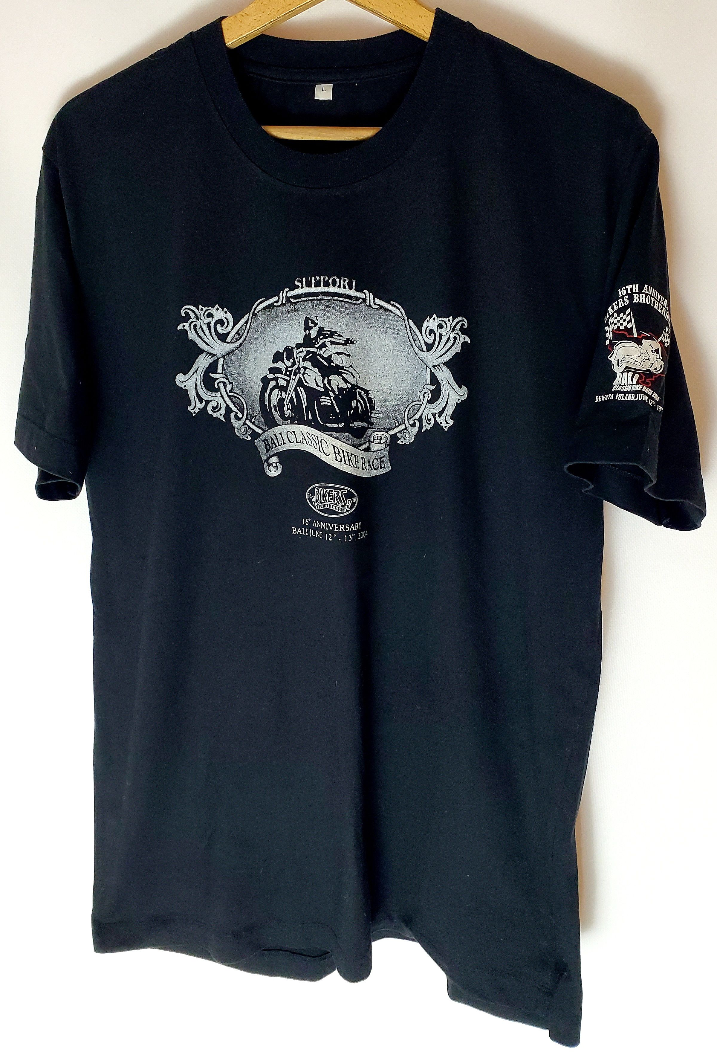 Harley Davidson × Vintage Vintage Bali classic bike race Tshirt perfect condition L Size US L / EU 52-54 / 3 - 1 Thumbnail