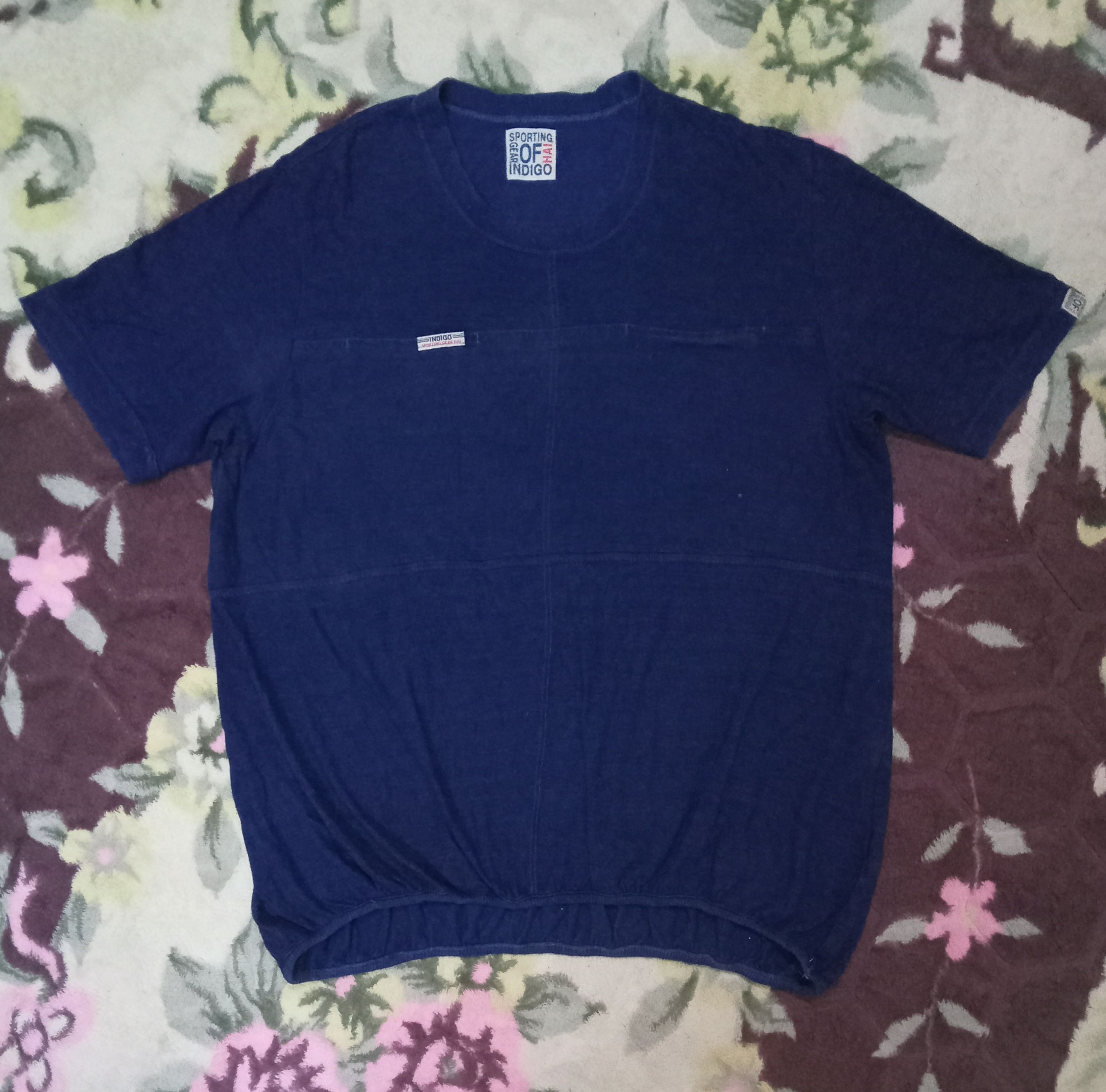 Hai Sporting Gear Indigo Issey Miyake Rare Design T Shirt