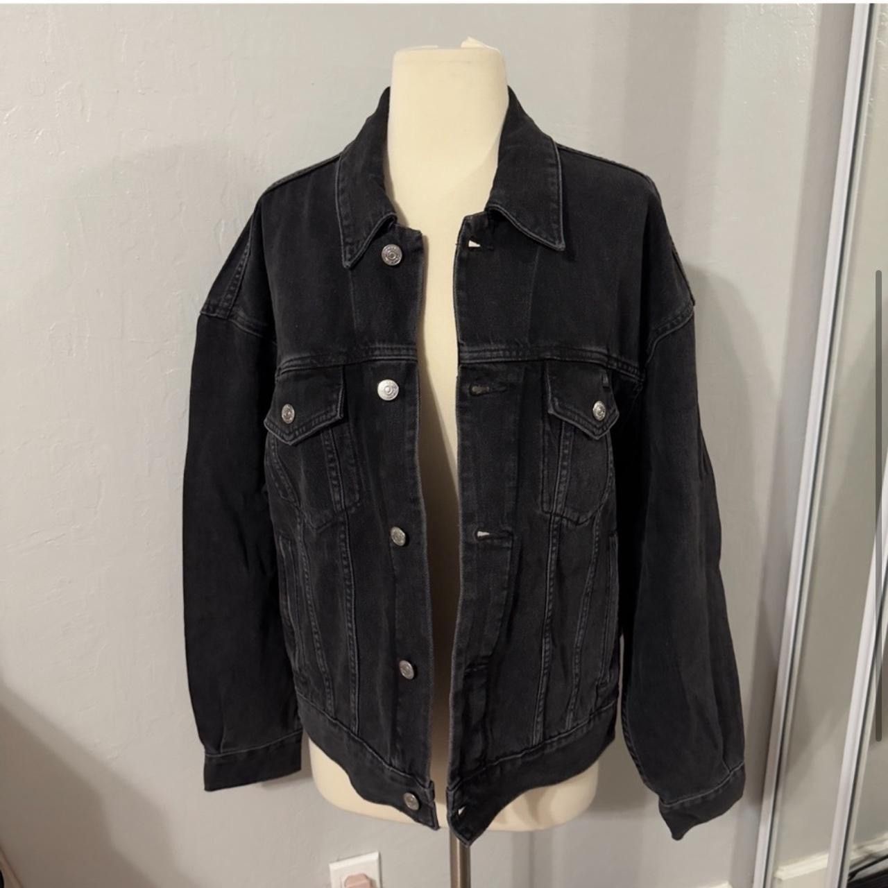 Calvin Klein NWT Calvin Klein Black Denim Trucker Jacket Size US S / EU 44-46 / 1 - 2 Thumbnail
