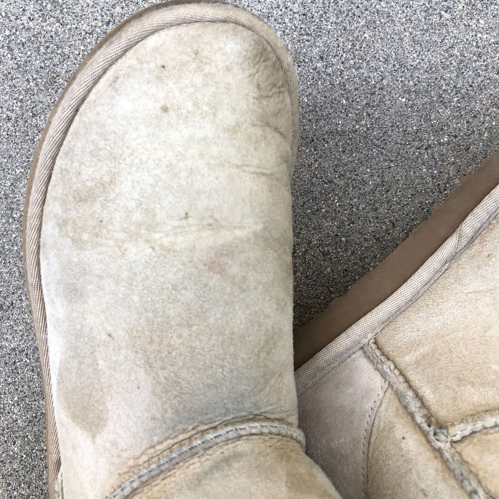 Ugg UGG AUSTRALIA Classic Tall Boots Women's 6 Sand Suede Leather Shearling 5815 Size US 6 / IT 36 - 3 Thumbnail