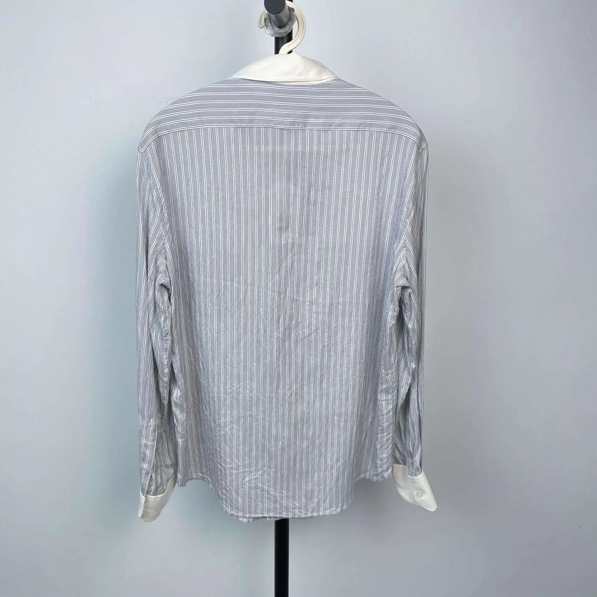 Celine Celine 95 New LS Stripe Shirt FR 38 Size US S / EU 44-46 / 1 - 2 Thumbnail