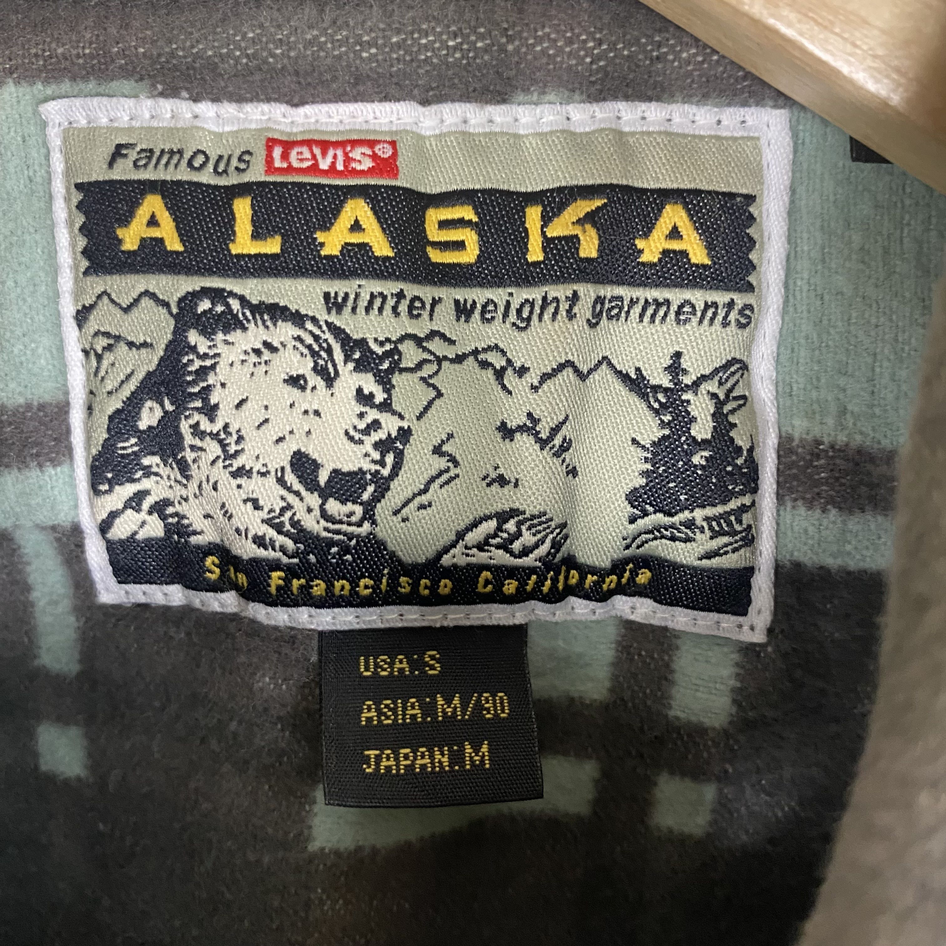 Levi's 💥 LEVI’S ALASKA PLAID HEAVY FLANNEL SHIRT Size US S / EU 44-46 / 1 - 8 Thumbnail