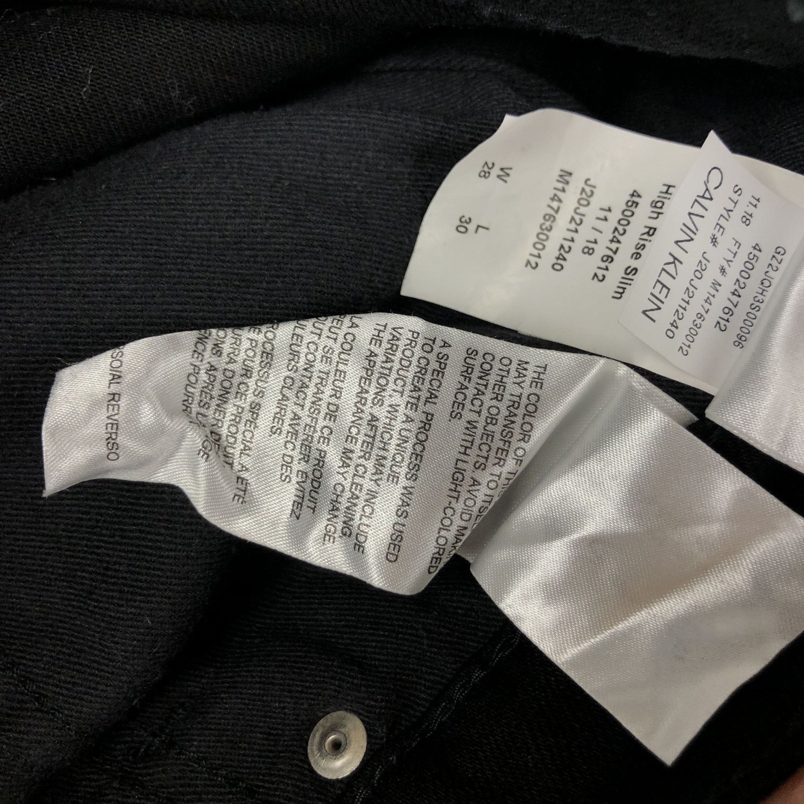 Raf Simons Calvin Klein x Andy Warhol Black Jeans Raf Simons Era Size US 28 / EU 44 - 10 Thumbnail