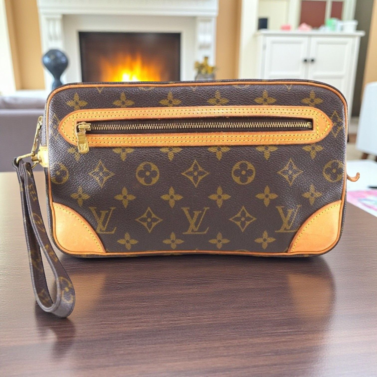 Louis Vuitton Louis Vuitton Marly Dragonne GM Clutch Bag Monogram M51825 Size ONE SIZE - 1 Thumbnail
