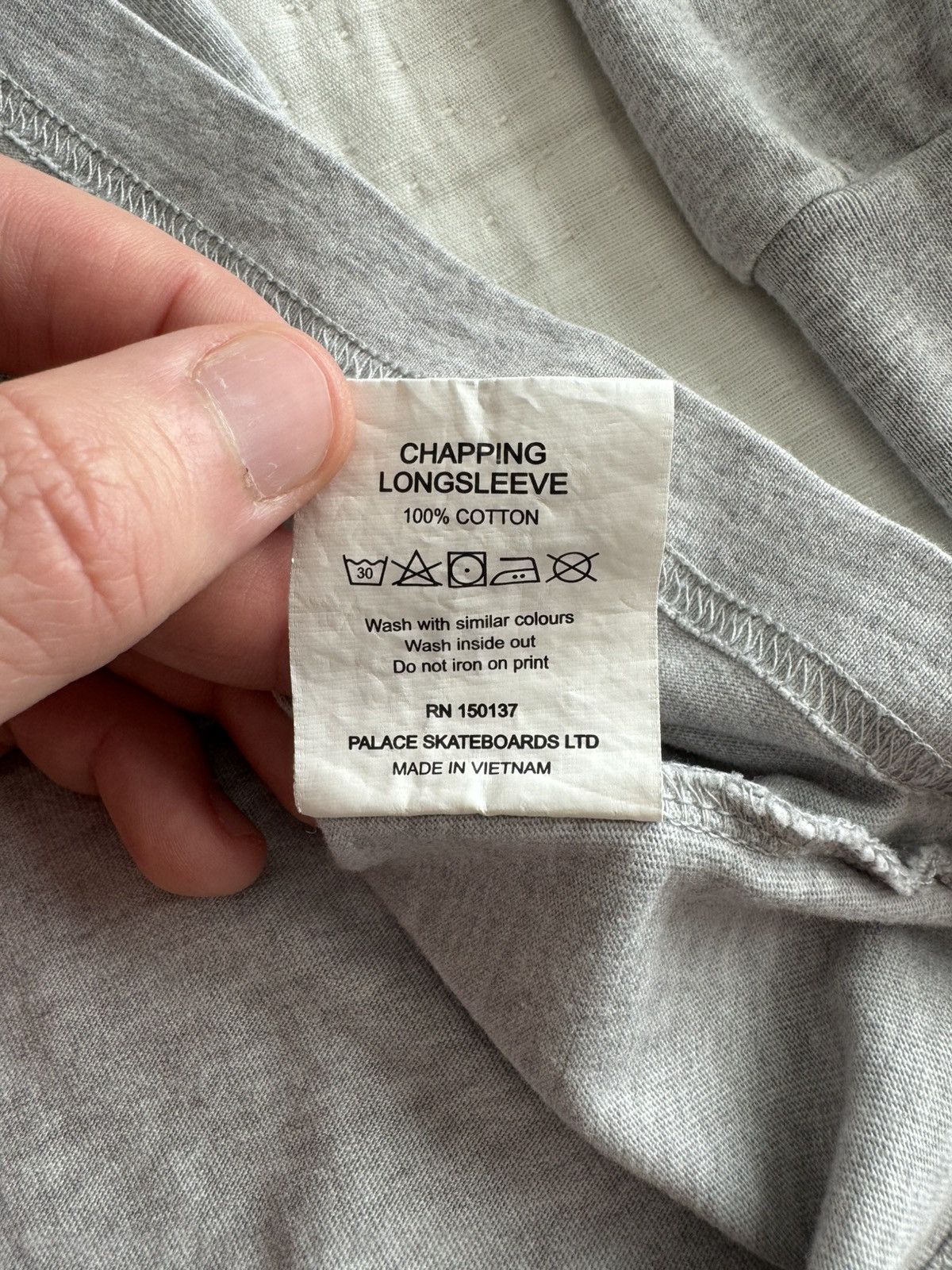 Palace Chapping Longsleeve Tee Size US XL / EU 56 / 4 - 7 Thumbnail