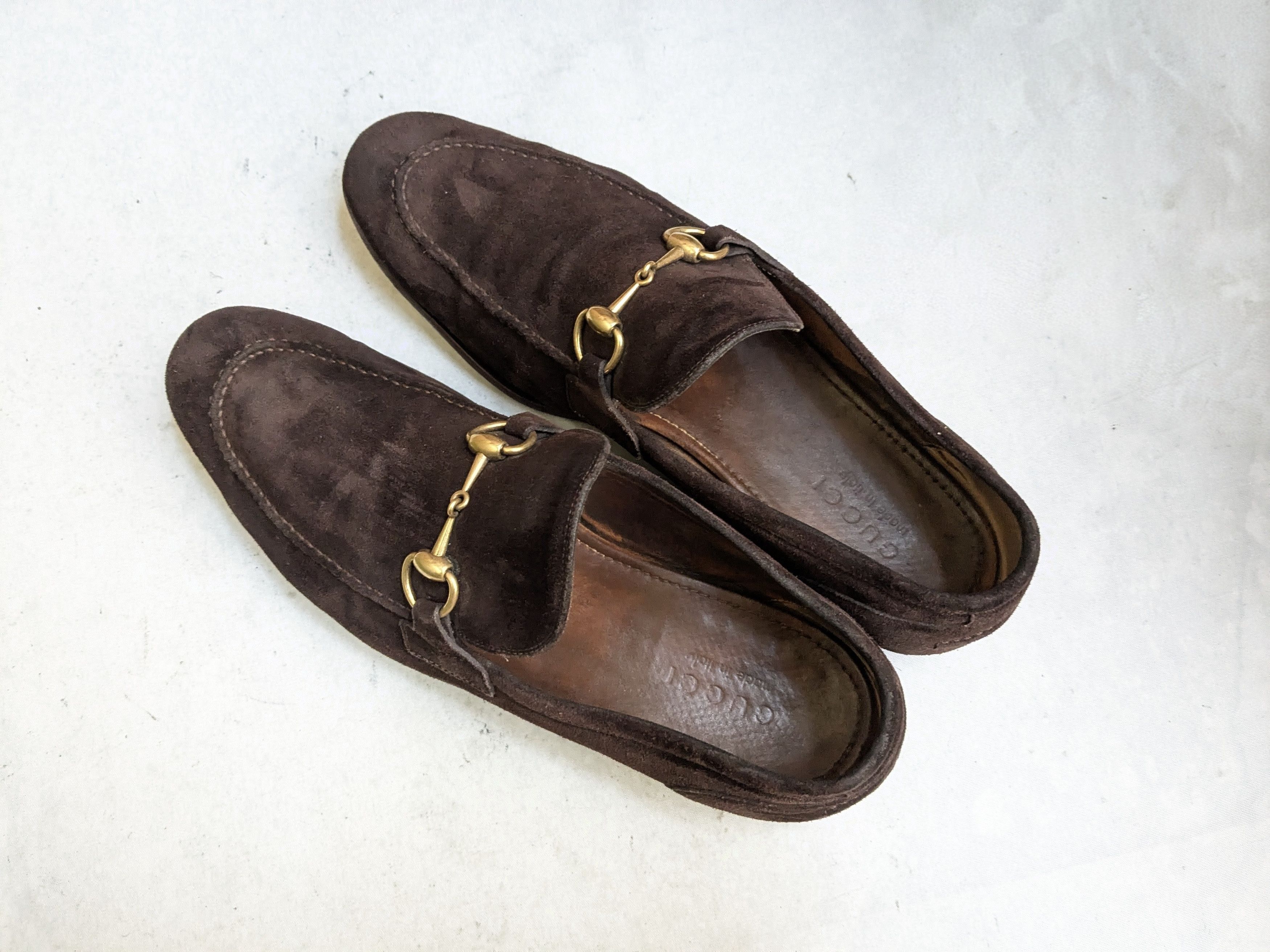 Gucci Gucci Horsebit Loafers Brown Suede 10.5 Size US 10.5 / EU 43-44 - 8 Thumbnail