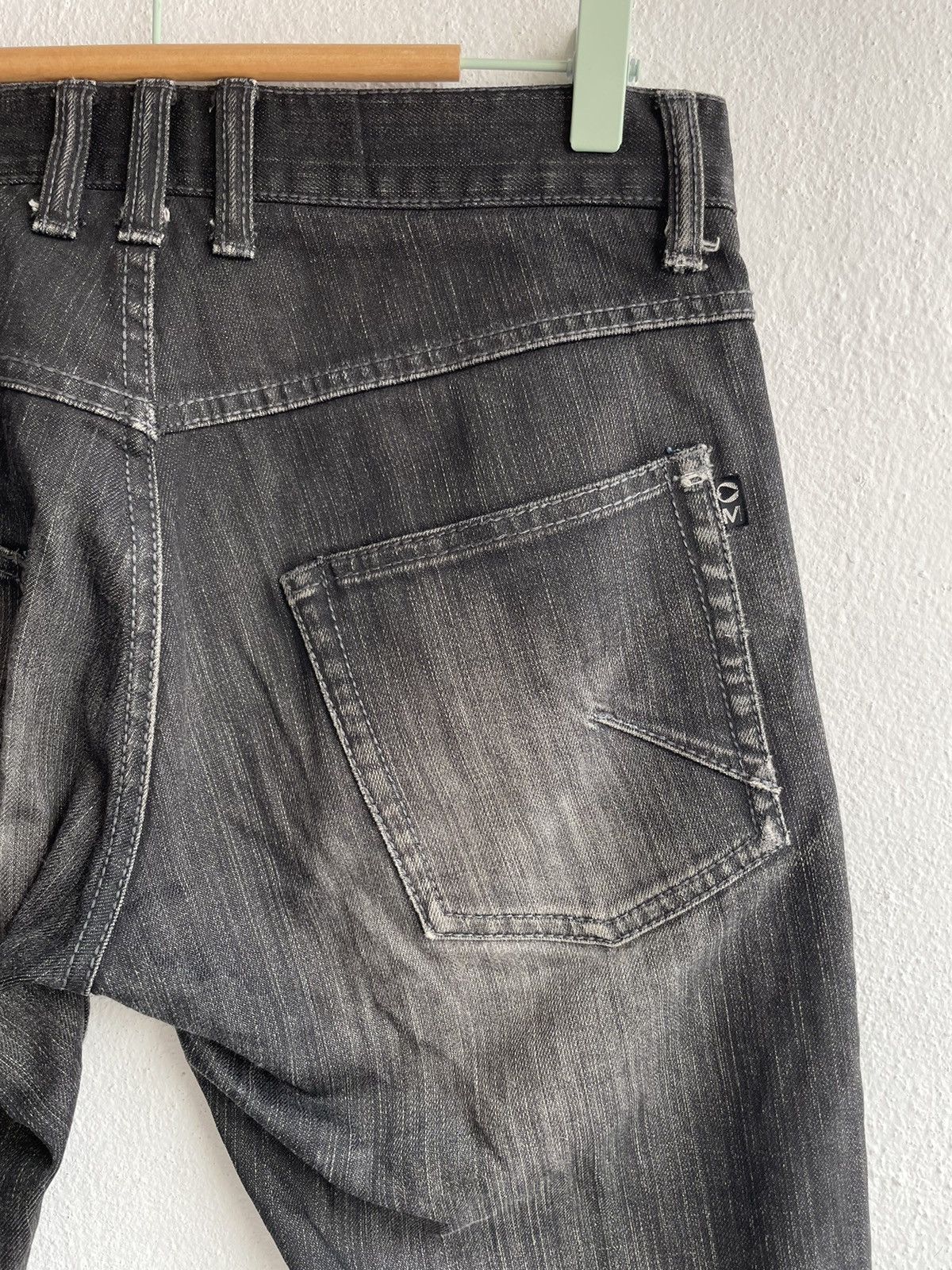 Japanese Brand × Le Grande Bleu (L.G.B.) × Morgan Homme 90s Flare Morgan De Toi Homme Spiral Cut Denim Jeans Size US 32 / EU 48 - 18 Thumbnail
