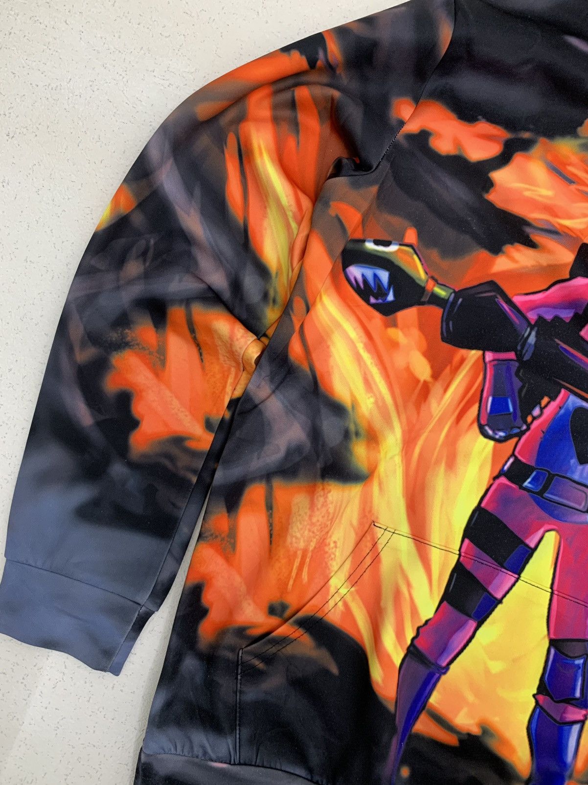 Japanese Brand AOP PRINTED FUR HOODIE IFSIXWASNINE LGB STYLE Size US L / EU 52-54 / 3 - 10 Thumbnail