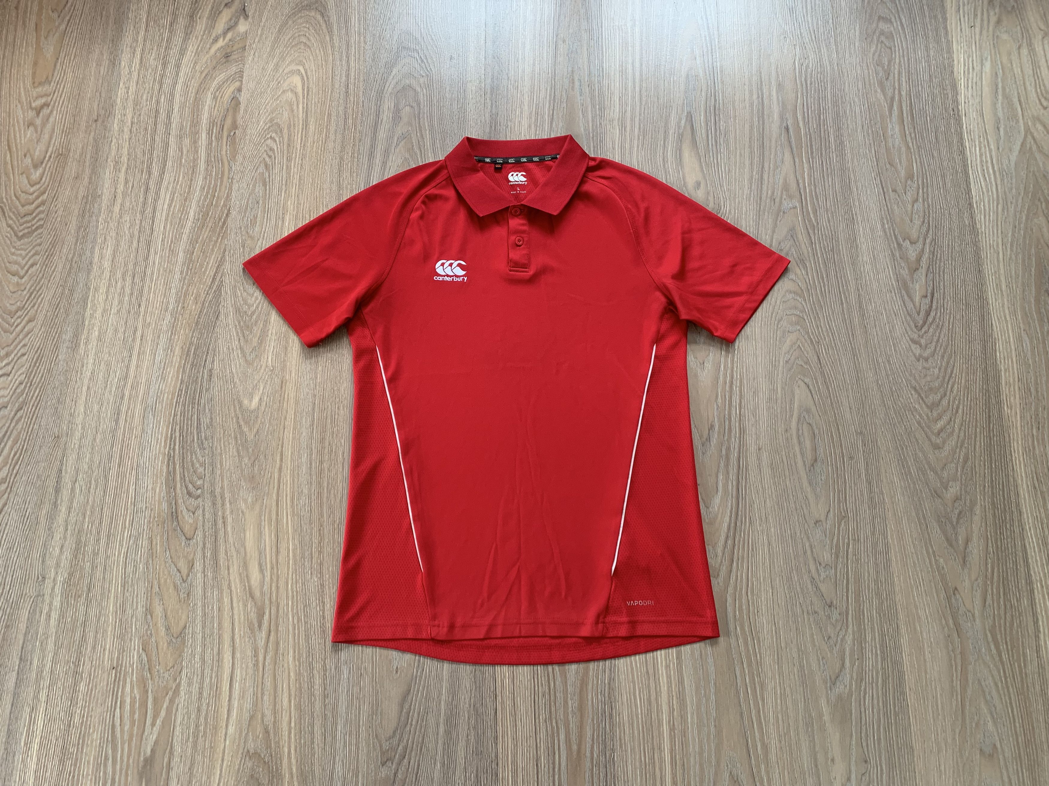 Canterbury of New Zealand Canterbury Rugby Red Training Polo T Shirt Size US L / EU 52-54 / 3 - 1 Thumbnail