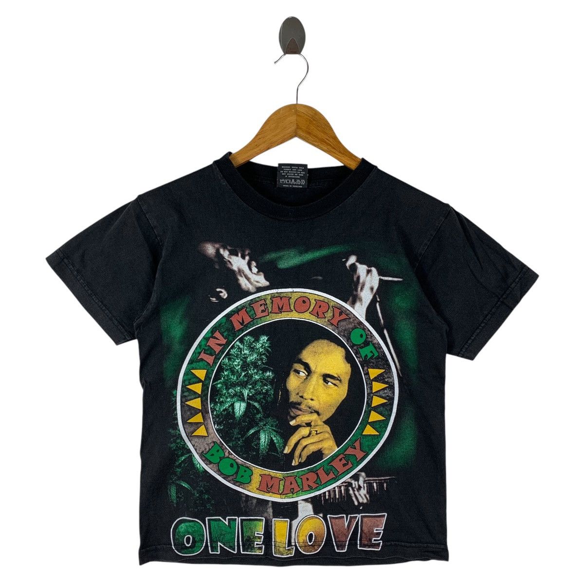 Band Tees Vintage bootleg BOB MARLEY mirror print tee Size US S / EU 44-46 / 1 - 1 Thumbnail