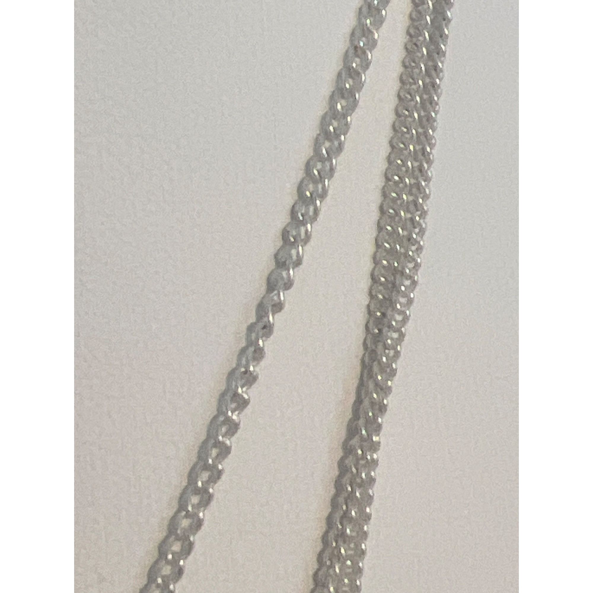 Other Vintage Matte Silver Tone Necklace Multi Strand Layered Text Size ONE SIZE - 3 Thumbnail