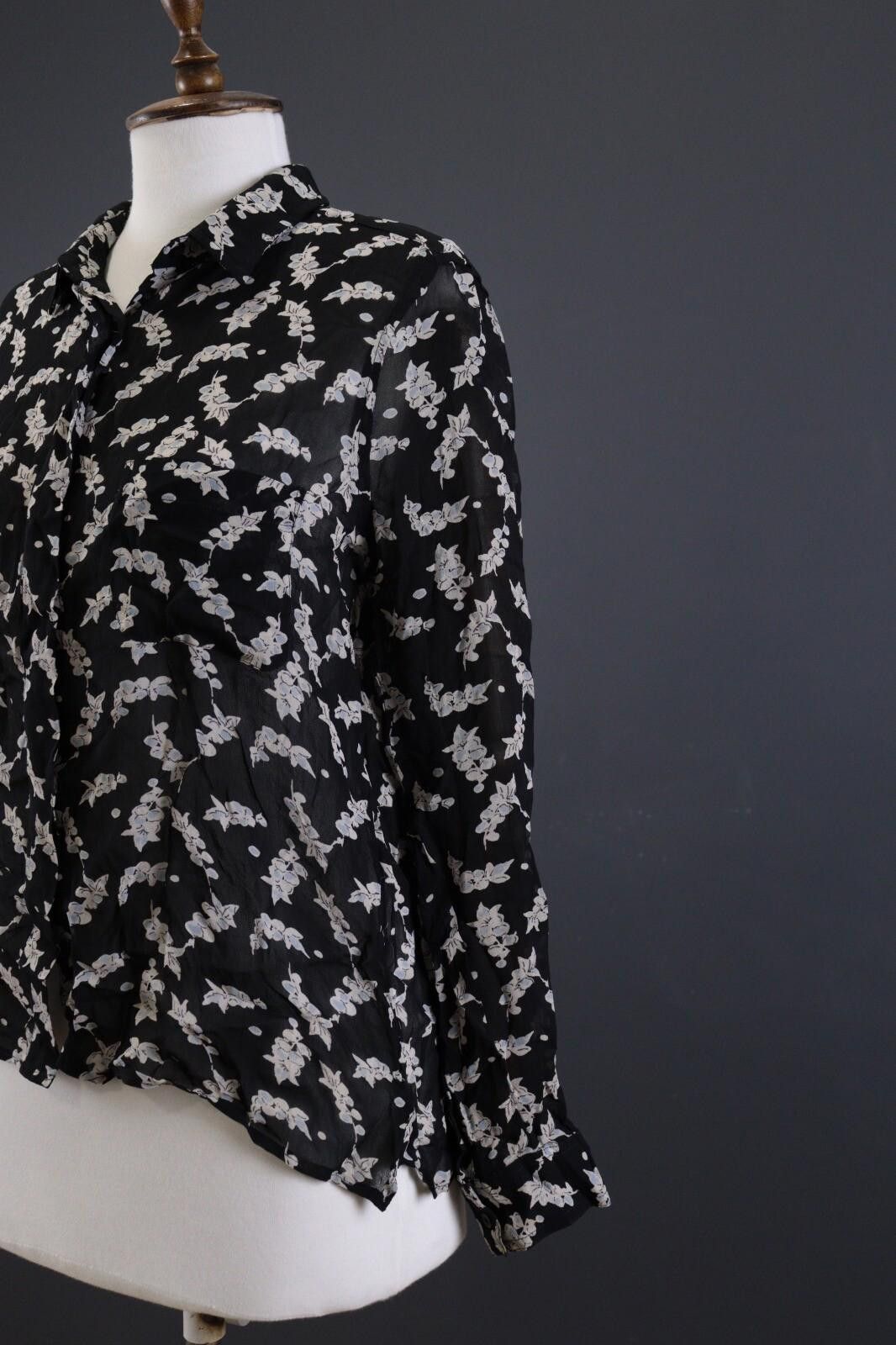 Gianni Valentino GANNI Seymour Georgette Printed Shirt Shift Dress Size M Size M / US 6-8 / IT 42-44 - 5 Thumbnail