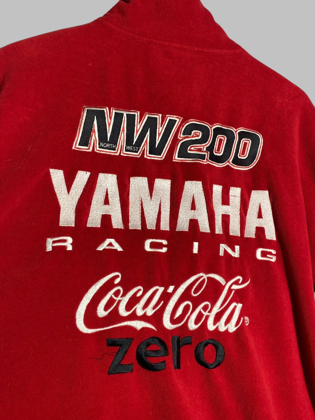 Yamaha Y2K VINTAGE YAMAHA RACING MOTO COCA COLA FLEECE JACKET Size US XL / EU 56 / 4 - 3 Thumbnail