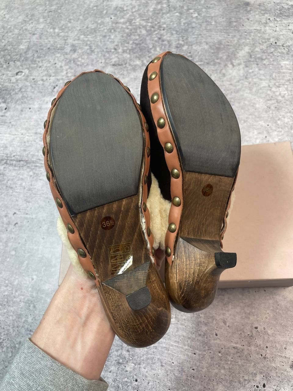 Miu Miu New Vintage 00s Miu Miu Archive Clog Mule Kitten Heels Y2K Size US 6.5 / IT 36.5 - 5 Thumbnail