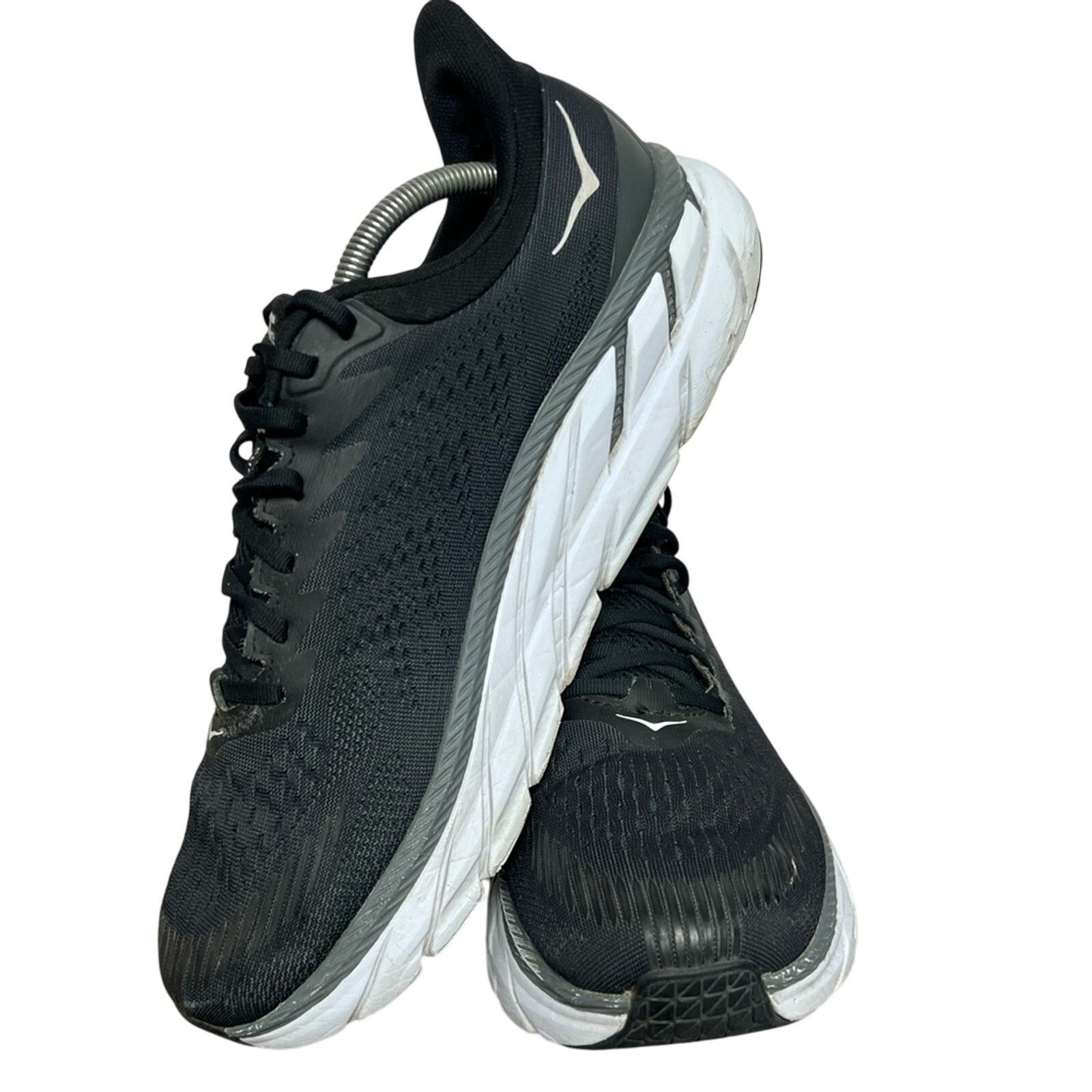Hoka Hoka One One Clifton 7 Mens Size 11.5 Black Running Shoes Size US 11.5 / EU 44-45 - 4 Thumbnail