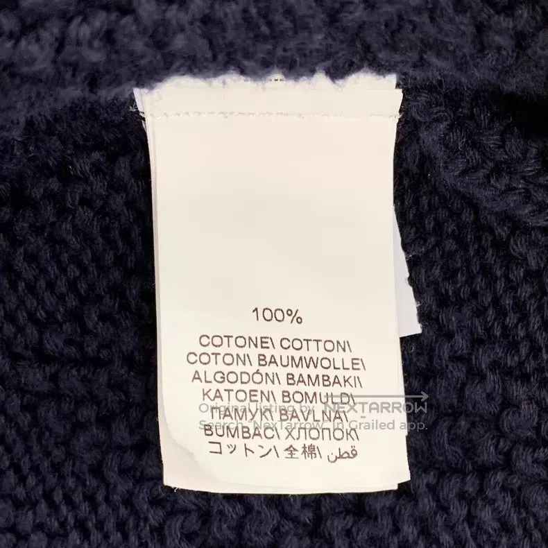Brunello Cucinelli Brunello Cucinelli Dark blue jacquard cotton collar single Size US L / EU 52-54 / 3 - 7 Thumbnail