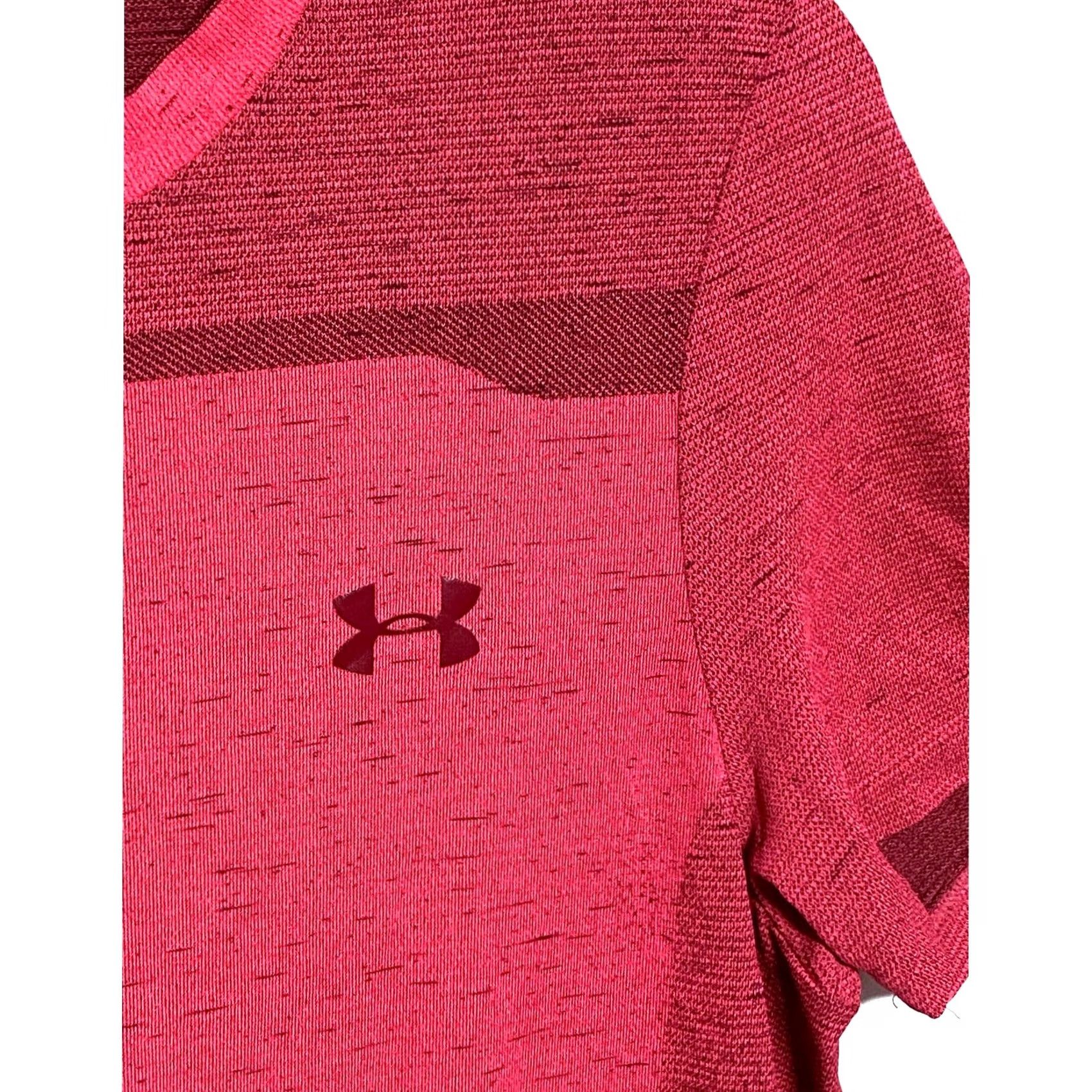 Under Armour Under Armour Fitted Athletic Shirt Mens M Pink Crew Neck Short Sleeve T-Shirt Athletic Activewear Casual Sportswear-chave> Size US M / EU 48-50 / 2 - 4 Thumbnail