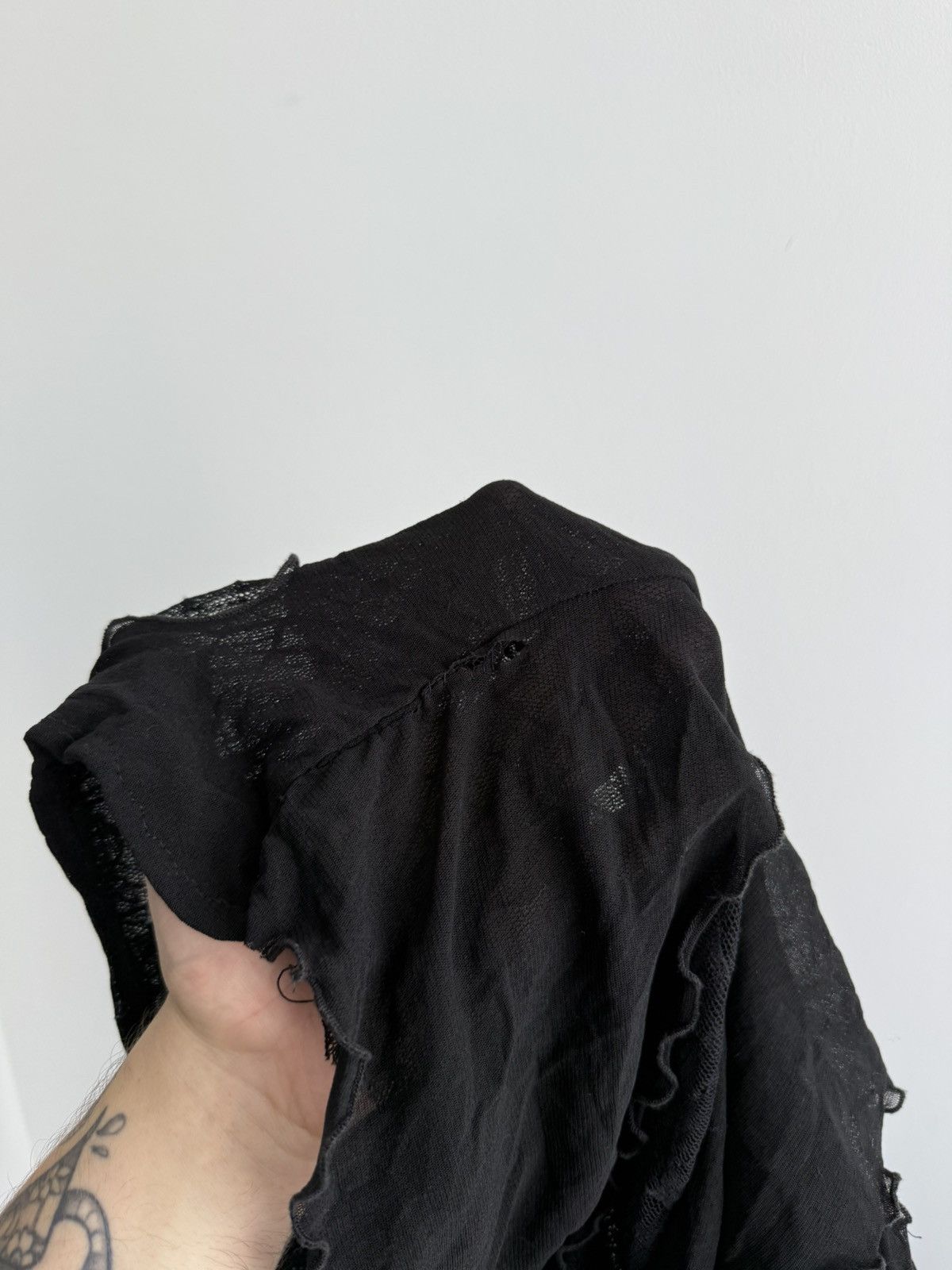 Other Gothic Raven Avant Garde Punk Blouse Size S-M Size M / US 6-8 / IT 42-44 - 10 Thumbnail