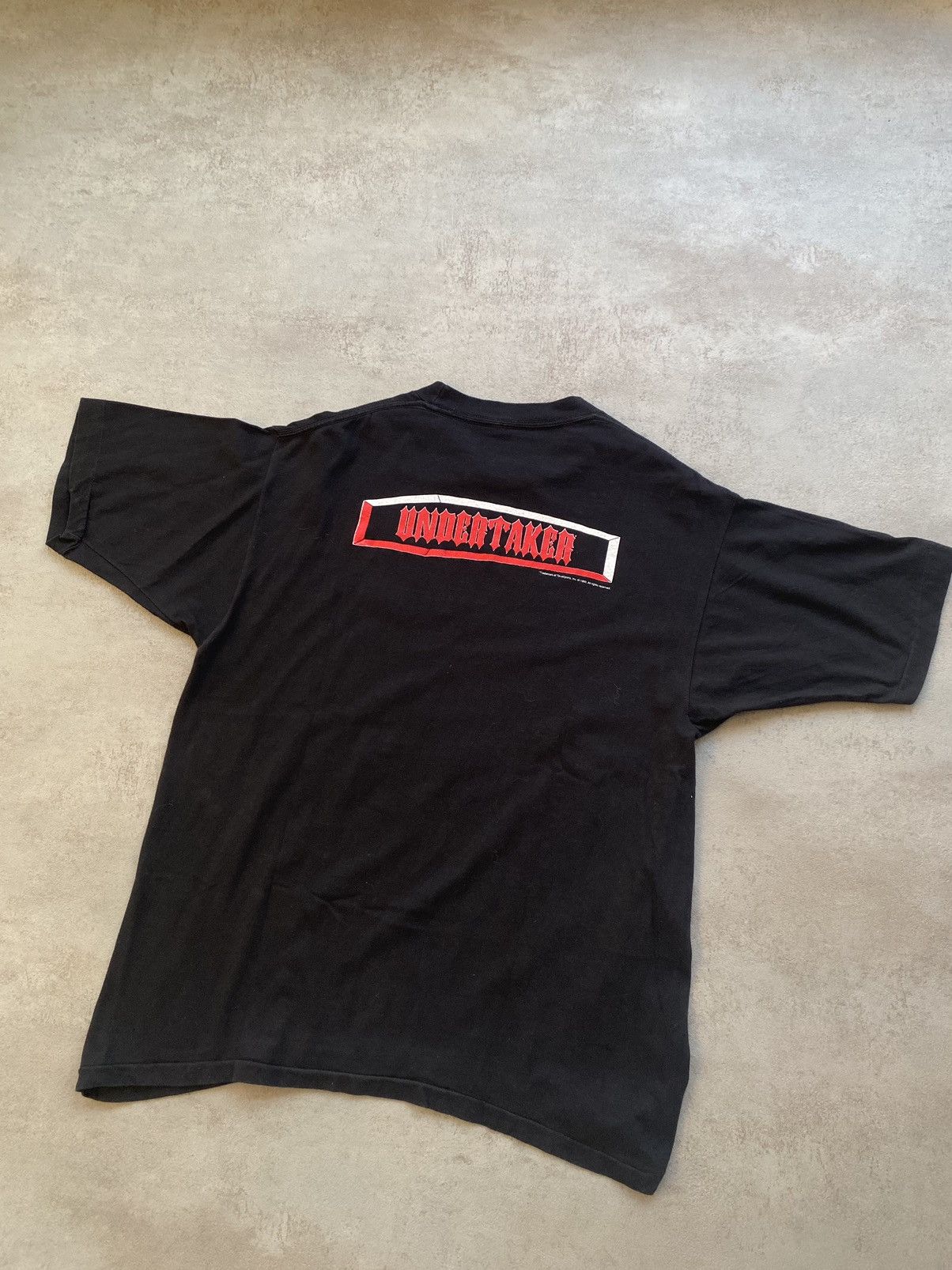 Band Tees × Vintage × WWE Undertaker 1992/1993 Vintage Titan Sport Tee Size US M / EU 48-50 / 2 - 6 Thumbnail