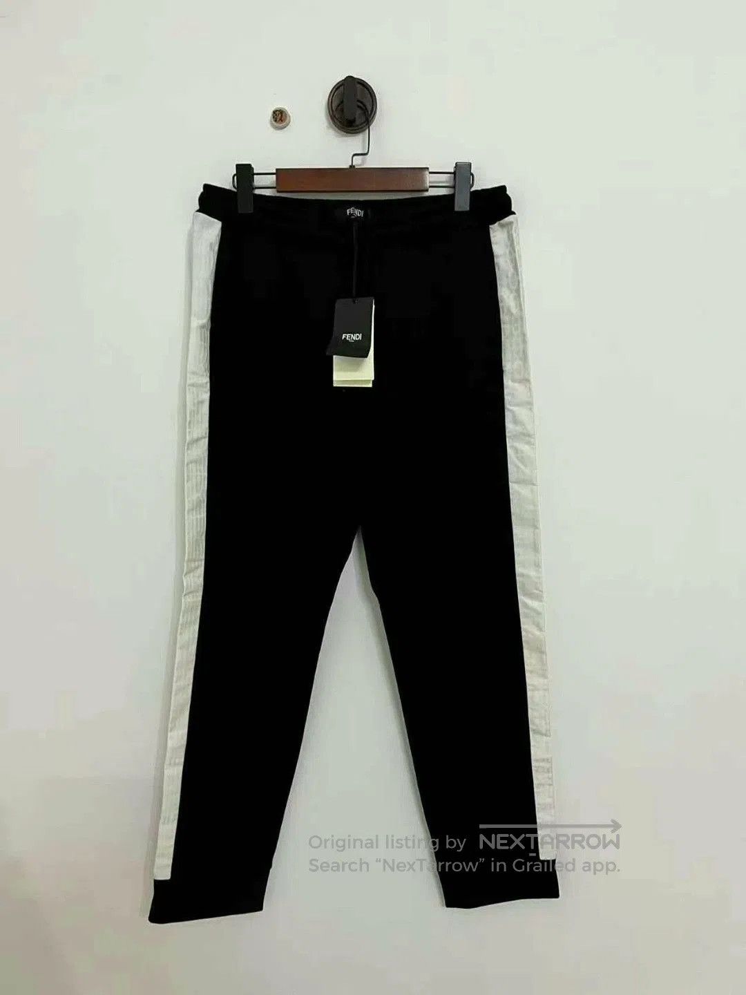 Fendi Fendi Black Logo Sweatpants with Tags. Size US 38 / EU 54 - 1 Thumbnail