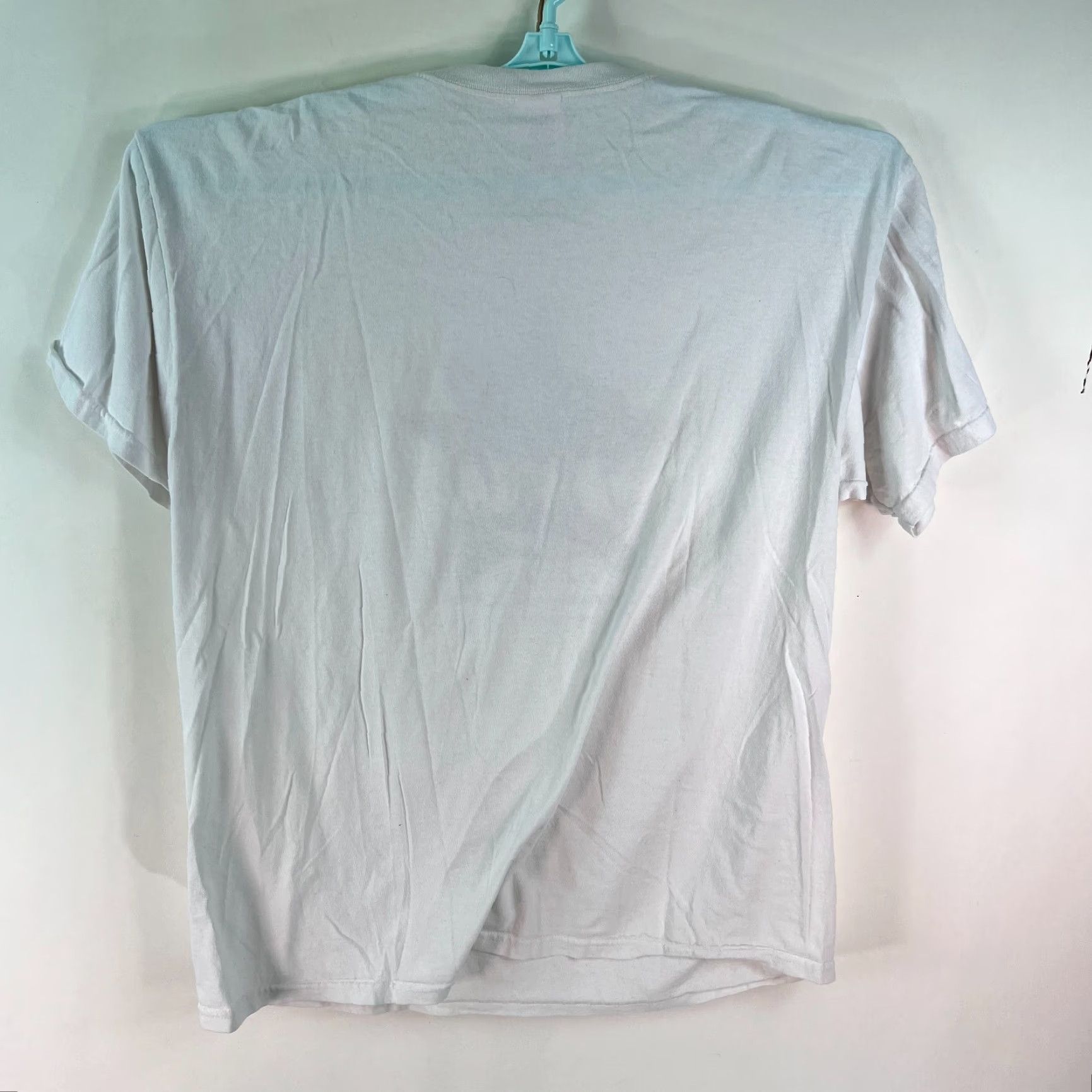 Gildan Gildan Heavy Cotton Mens Graphic White T Shirt Sz XL Military Day At Miller Park Size US XL / EU 56 / 4 - 3 Thumbnail