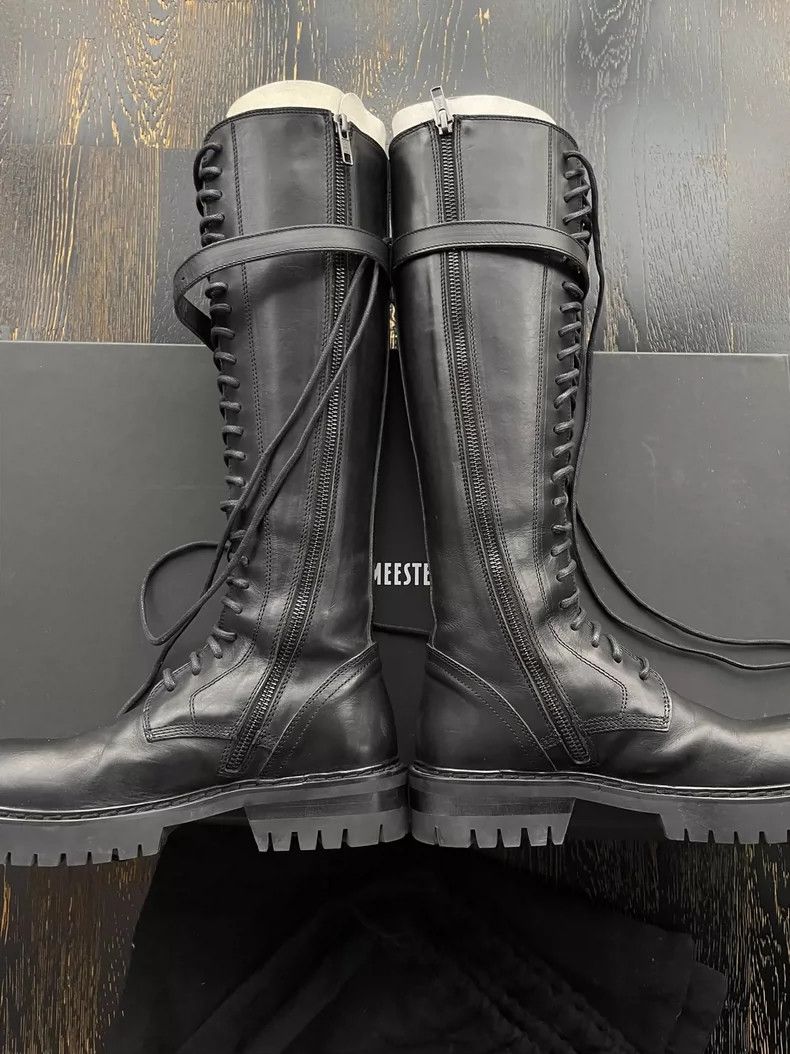 Ann Demeulemeester ann demeulemeester Tall motorcycle boots Size US 4.5 / IT 34.5 - 2 Thumbnail