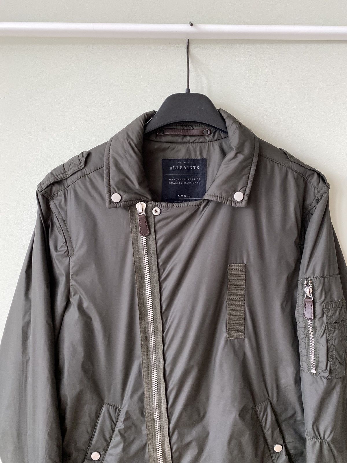 Allsaints Allsaints Lynx Biker Nylon Jacket Size US S / EU 44-46 / 1 - 4 Thumbnail