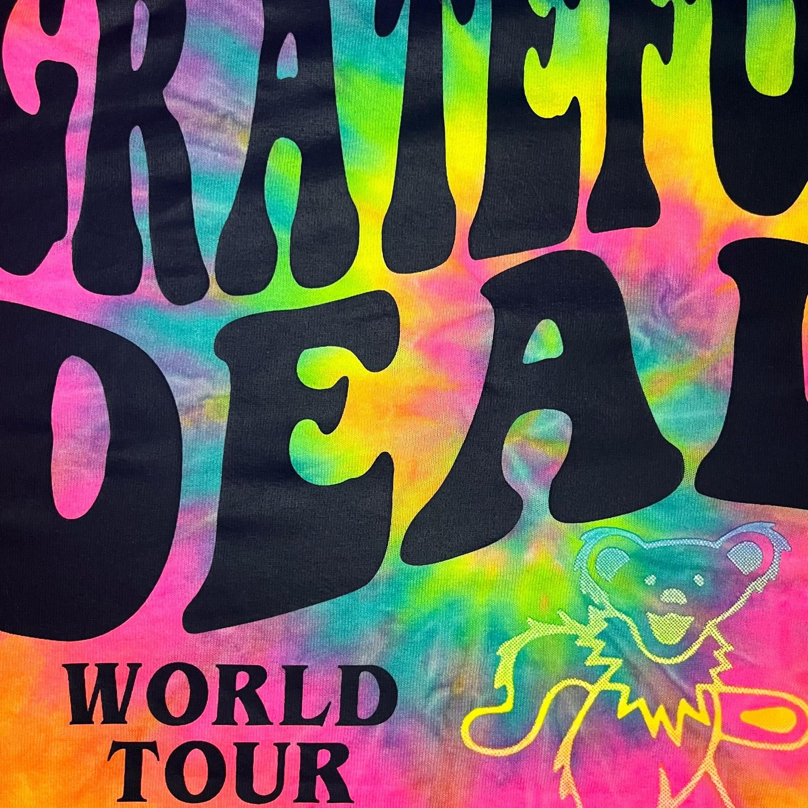 Gildan Grateful Dead 🌀 2023 Tour Tie-Dye Tee – Size L Size US L / EU 52-54 / 3 - 7 Thumbnail