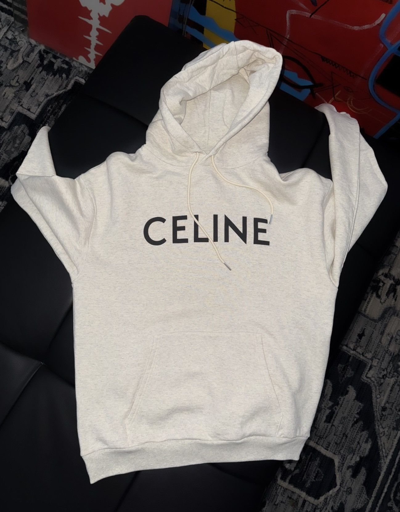 Celine Celine logo hoodie Size US S / EU 44-46 / 1 - 1 Thumbnail