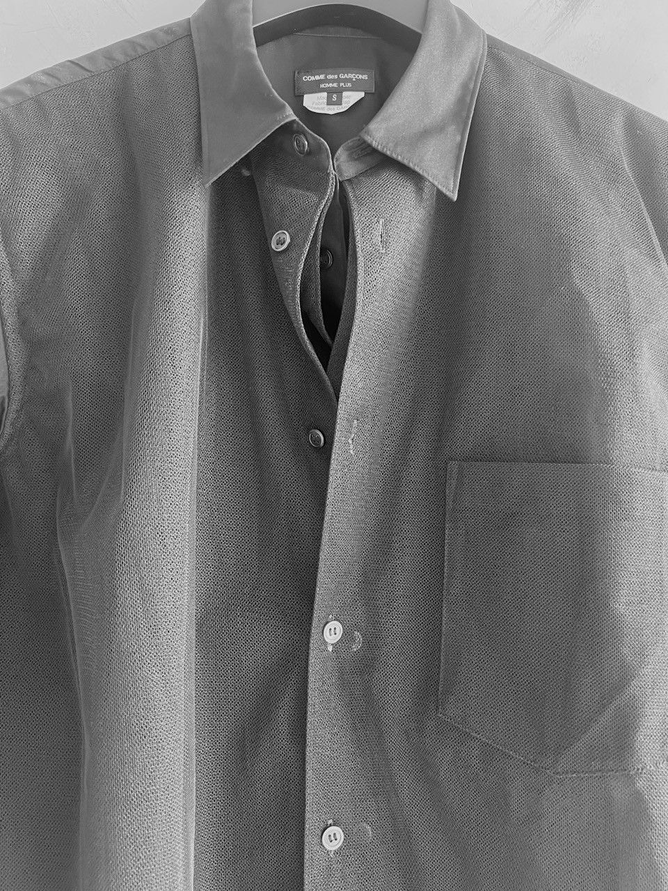Comme des Garcons Homme Plus COMME des GARCONS PLUS Triple Layer Sheer Mesh Overlay Shirt Size US S / EU 44-46 / 1 - 5 Thumbnail