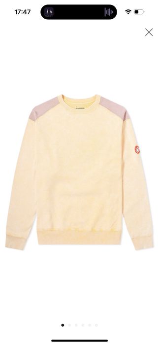 Cav Empt CAV EMPT OVERDYED PANEL CREW SWEATER Grailed