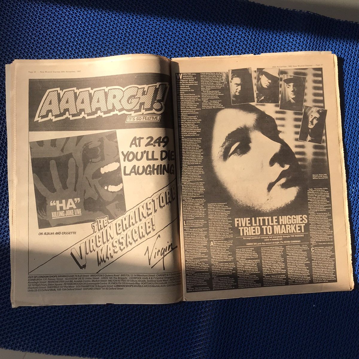 Hysteric Glamour × Vintage Vintage NME MAGAZINE EDDY GRANT NME MAGAZINE NOV 20 1982 - Size ONE SIZE - 7 Thumbnail