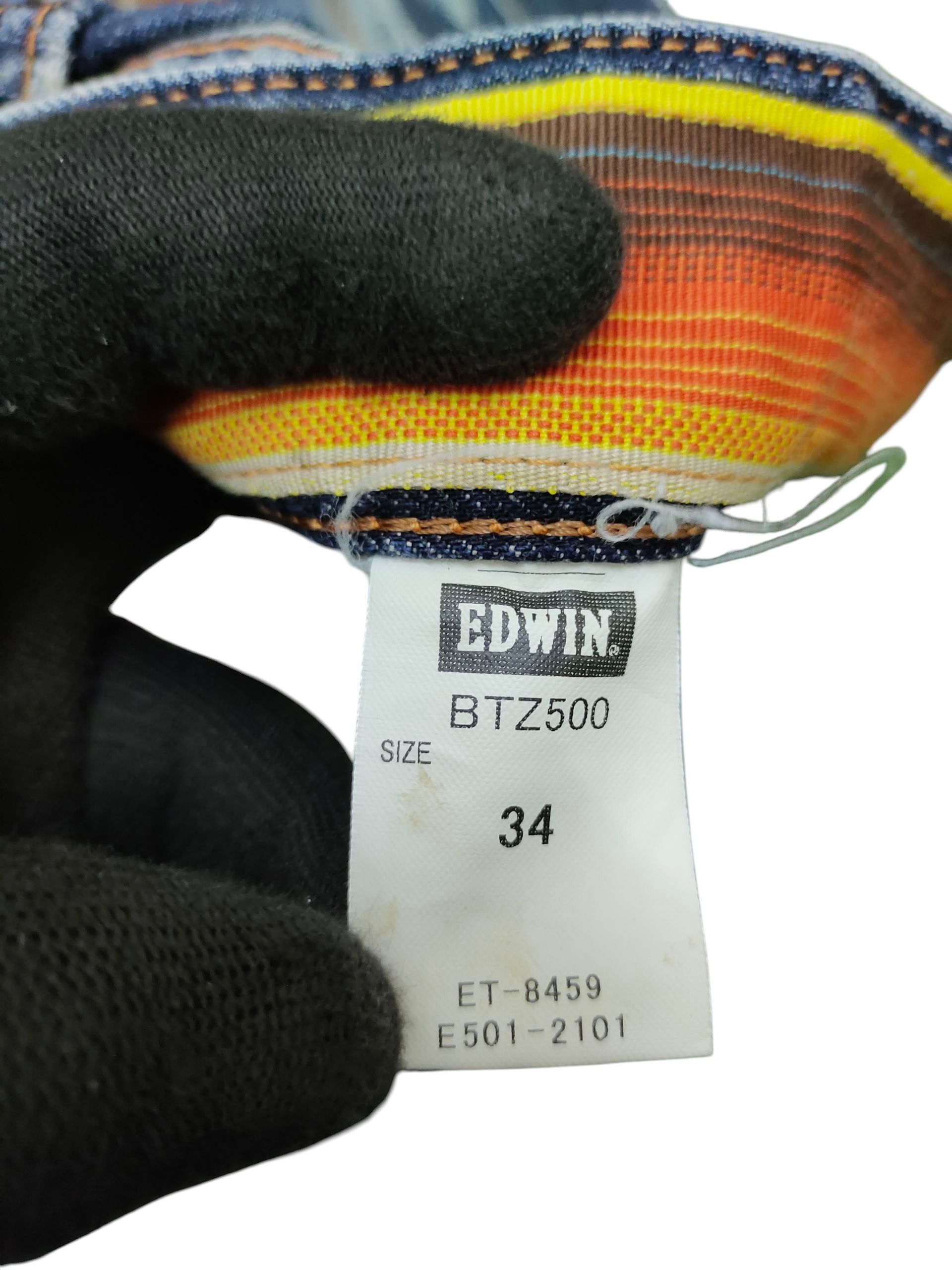 If Six Was Nine Flare Jeans Edwin Blue Trip Bullhead Distress Bootcut Y2k Size US 34 / EU 50 - 9 Thumbnail