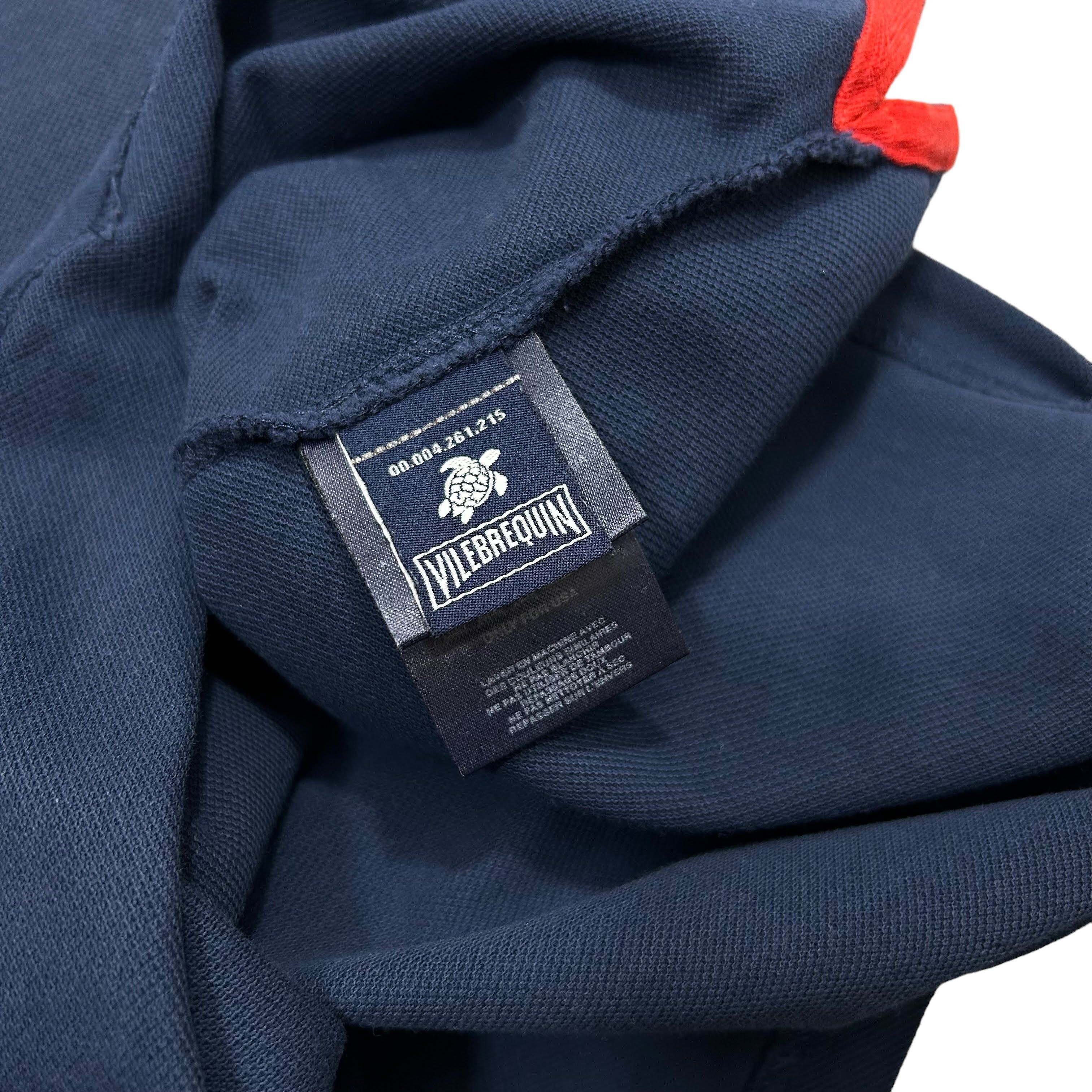 Vilebrequin Vilebrequin Classic Navy Blue Mesh Polo Shirt Cotton M Size US M / EU 48-50 / 2 - 5 Thumbnail