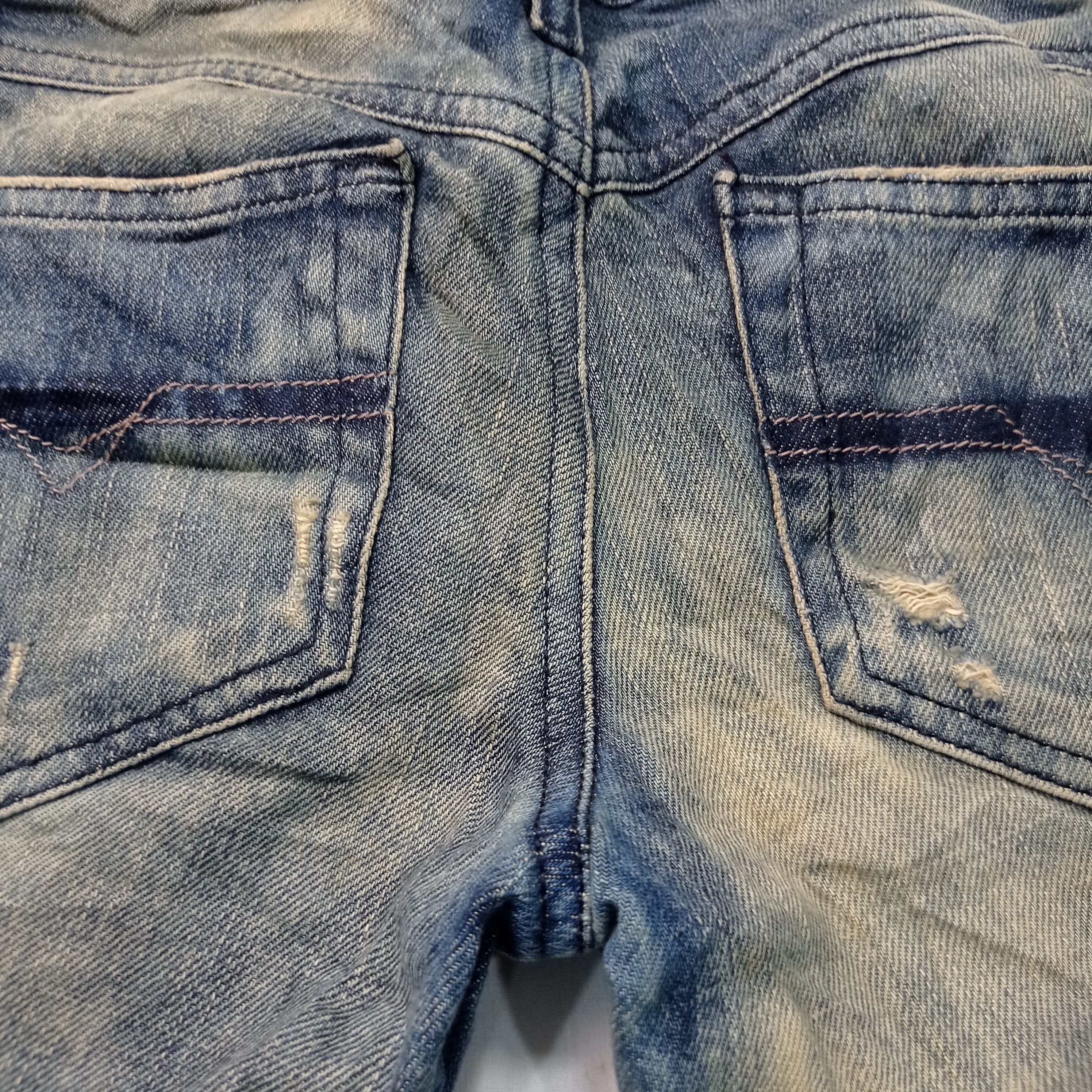 Diesel 🔥Rare Diesel Matic Distressed Jeans Pants Size 26" / US 2 / IT 38 - 12 Thumbnail