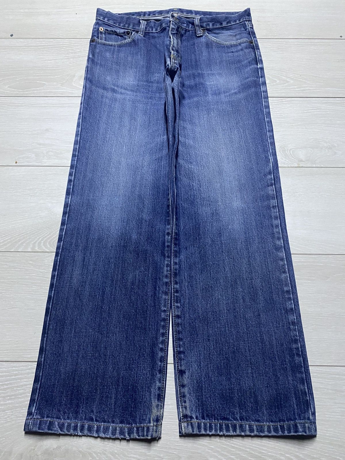 Undercover × Uniqlo Uniqlo S-002 Blue Wash Loose Jeans Size US 32 / EU 48 - 1 Thumbnail