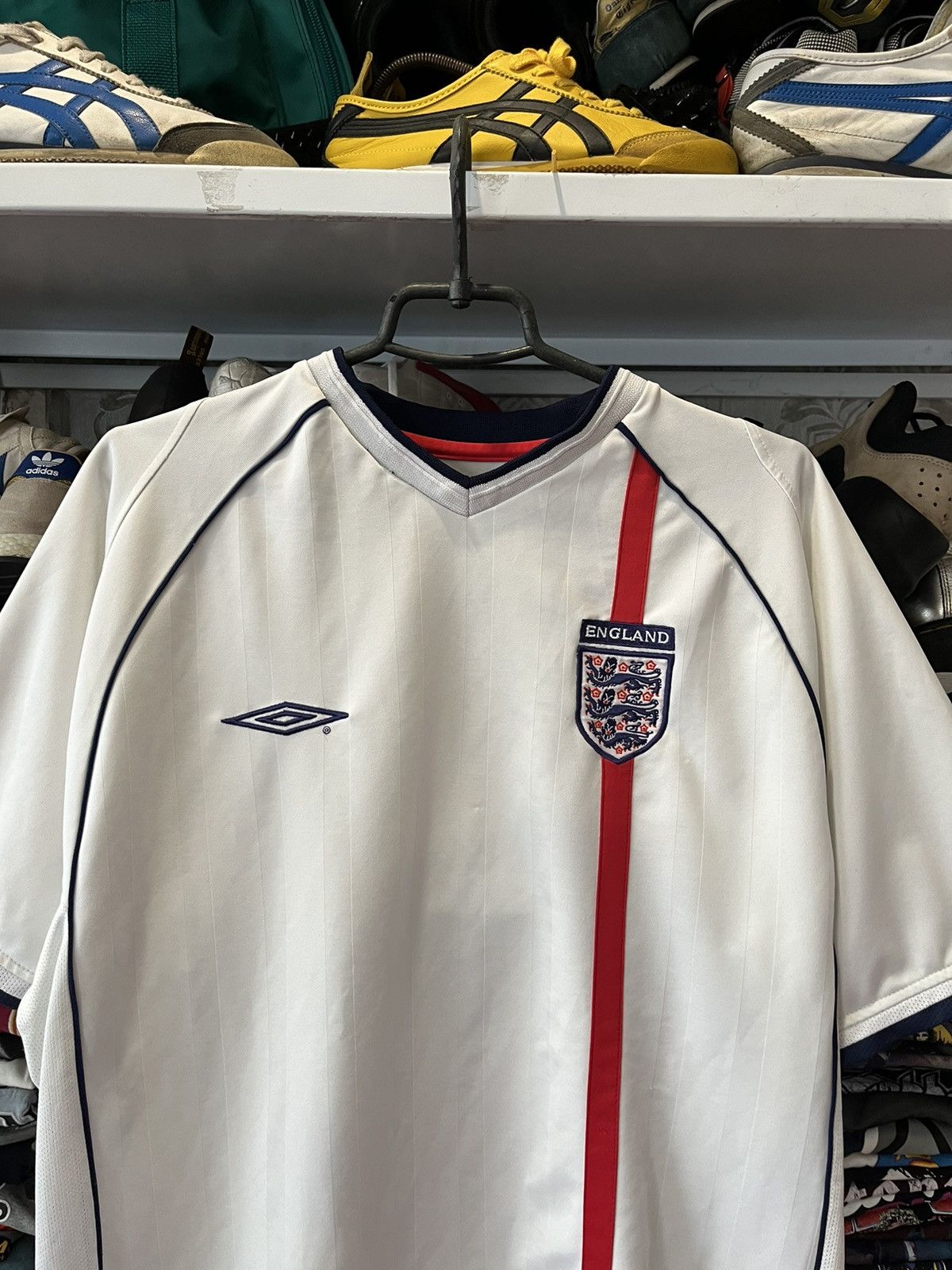 Umbro Vintage England Football Team 2001 White Home Shirt Umbro Size US XL / EU 56 / 4 - 2 Thumbnail