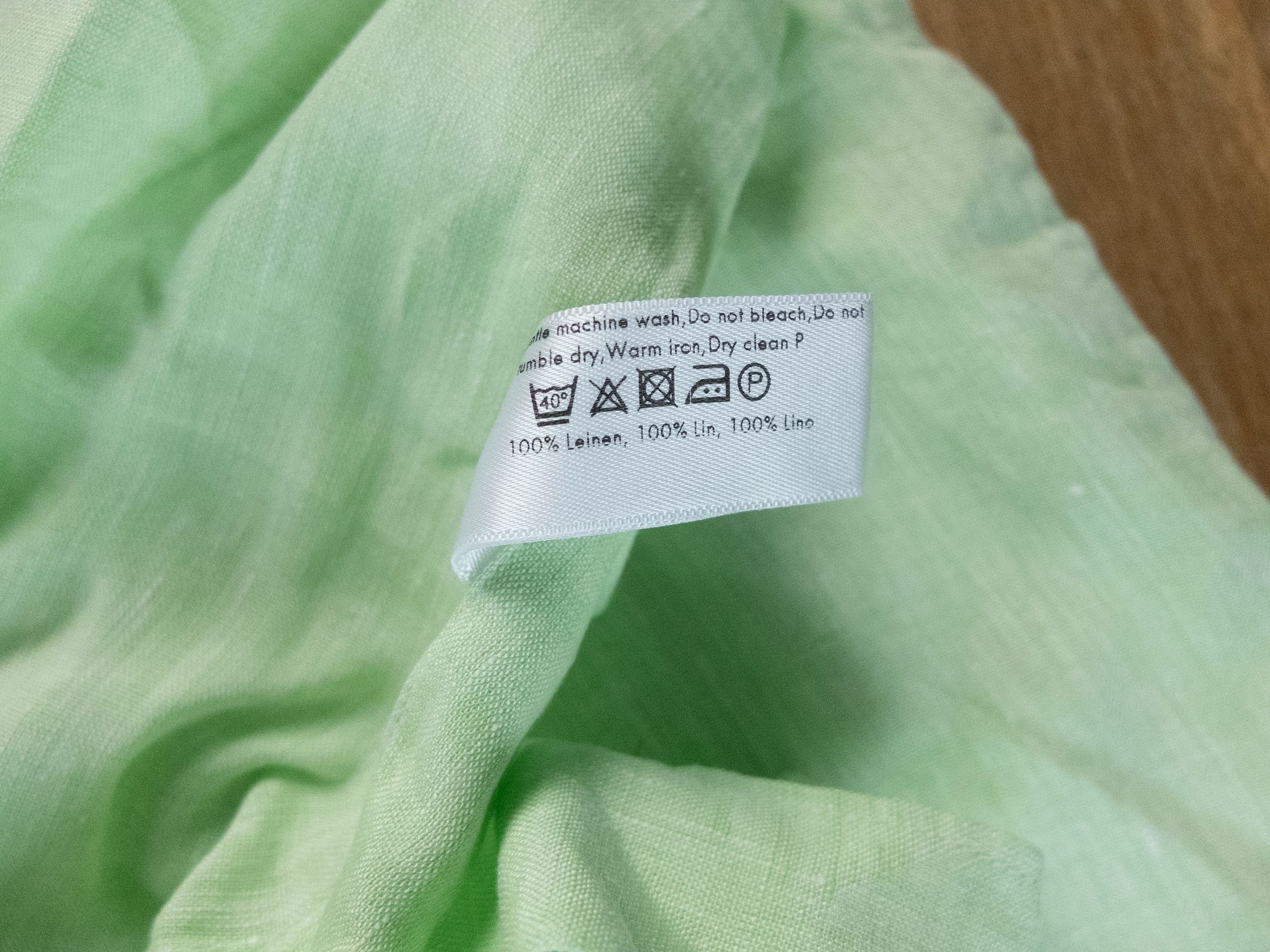 Eton ETON of Sweden contemporary fit green linen shirt 41 Large Size US L / EU 52-54 / 3 - 9 Thumbnail