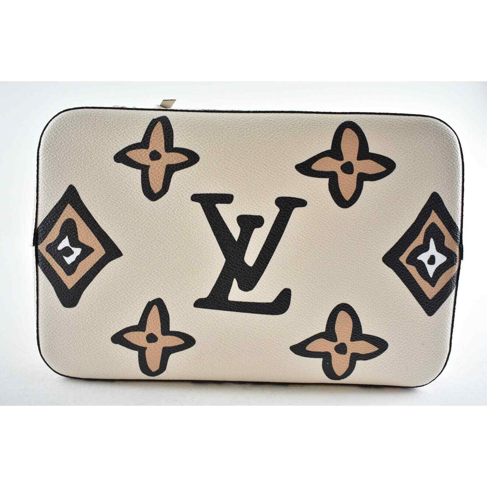 Louis Vuitton Louis Vuitton MM Cream Monogram Logo Shoulder Crossbody Bag Size ONE SIZE - 12 Thumbnail
