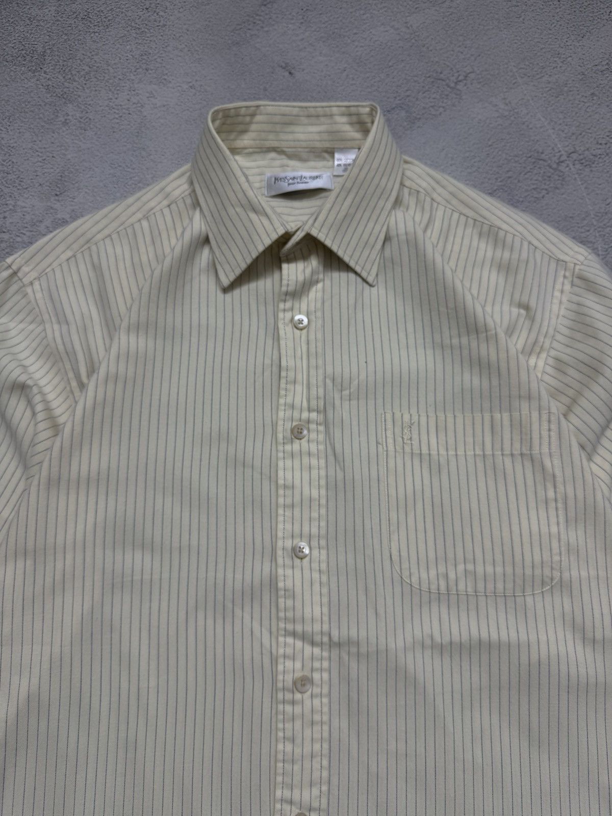 Yves Saint Laurent Vintage Yves Saint Laurent YSL Shirt Luxury Size US L / EU 52-54 / 3 - 2 Thumbnail