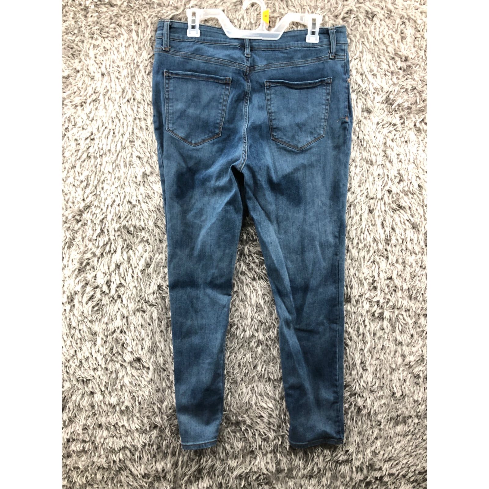 Vintage Falls Creek Jeans Skinny Size 14 Womens High Rise Dark Wash Denim Blue Size 36" / US 14 / IT 50 - 5 Thumbnail