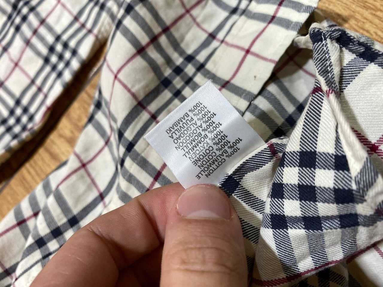 Burberry Burberry London vintage Check Plaid Button-Up Shirt Size US L / EU 52-54 / 3 - 4 Thumbnail