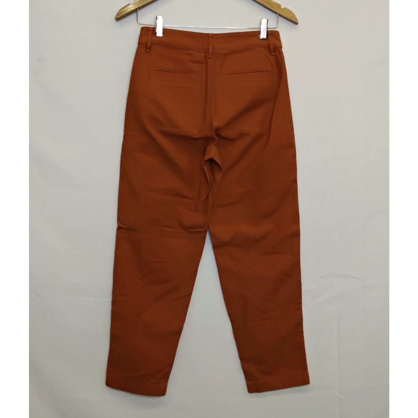 J.Crew J. Crew Straight Pant Women 00 (26"x27") Orange Trouser NWT Size 24" / US 00 / IT 34 - 3 Thumbnail