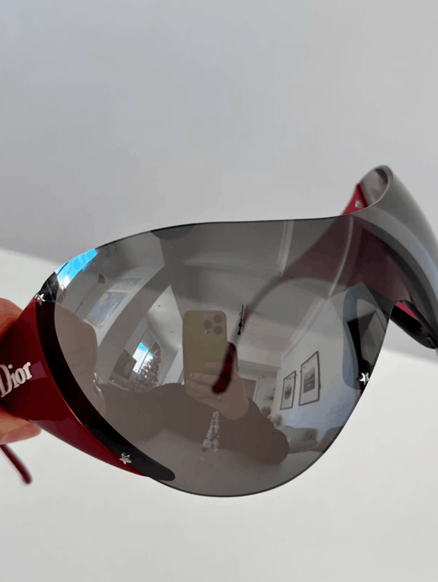 Dior Dior Sunglasses Ski Pop Mask Shield Sport Bike Vintage Size ONE SIZE - 3 Thumbnail