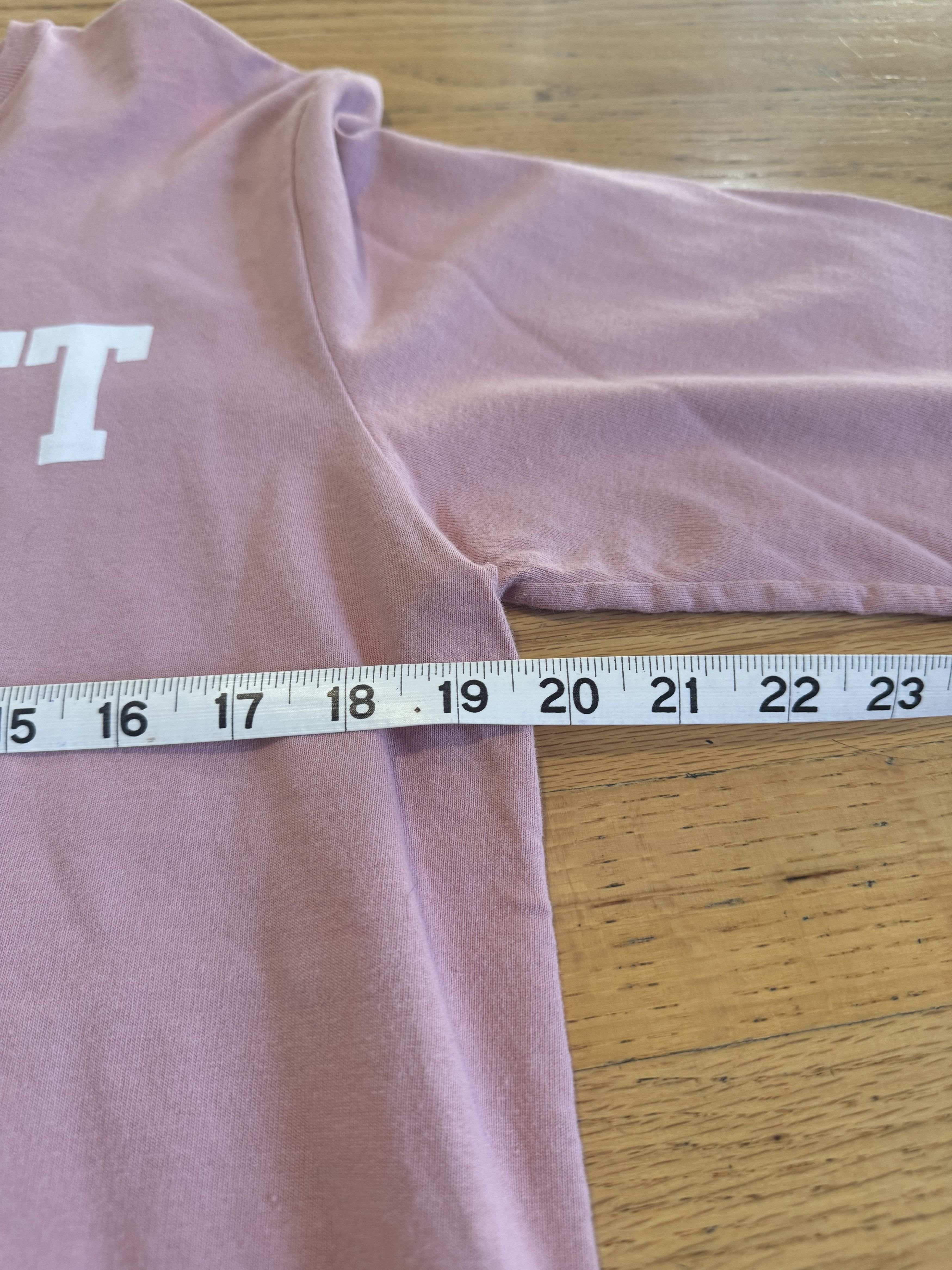 Carhartt Wip Pastel Pink Carhartt WIP Long sleeve College T-Shirt- Medium Size US M / EU 48-50 / 2 - 4 Thumbnail