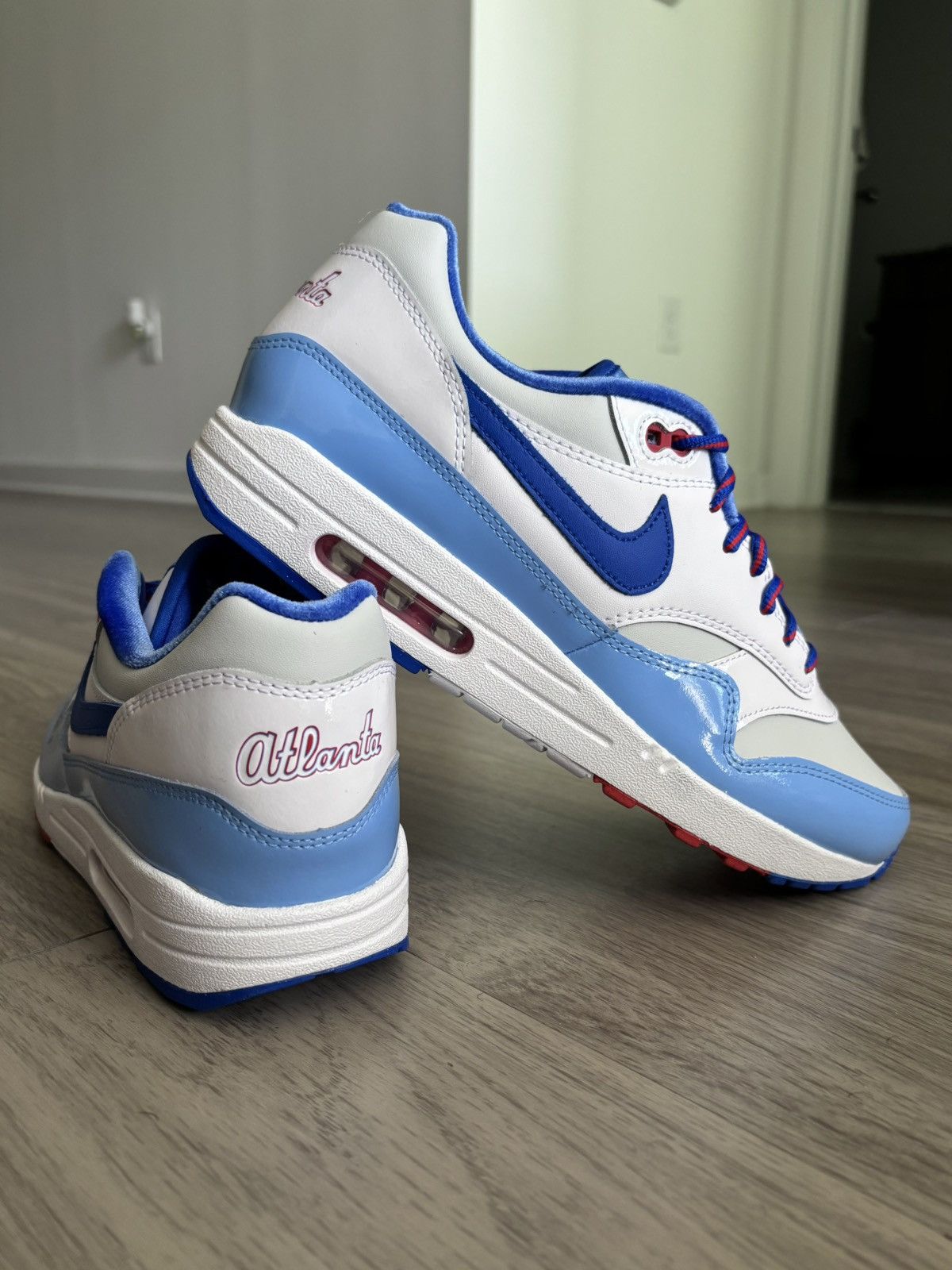 Nike Braves Nike Air Max 1 Size US 11 / EU 44 - 5 Thumbnail