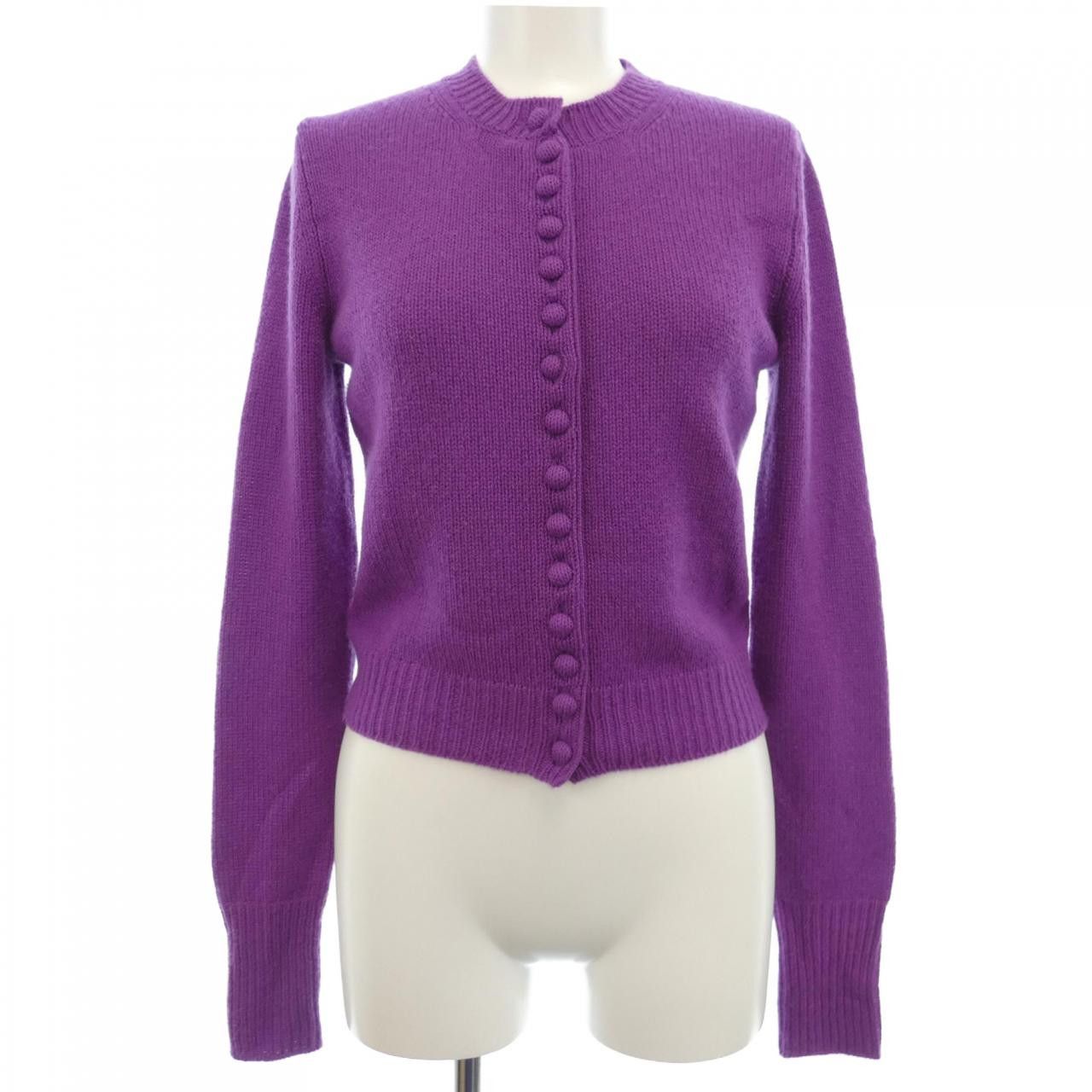 Prada Prada Prada 100% Cashmere Cardigan Others Tops P25N16 S000 1505 DUTY FREE for USA Size ONE SIZE - 1 Thumbnail