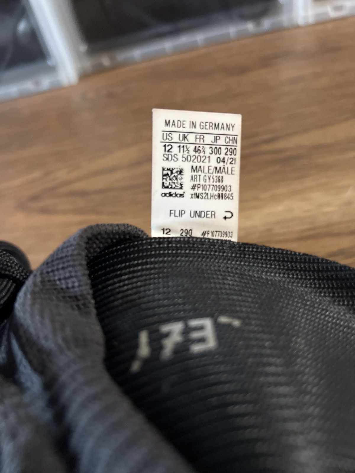 Yeezy Adidas Yeezy Boost 450 ‘Dark Slate’ Size US 12 / EU 45 - 6 Thumbnail