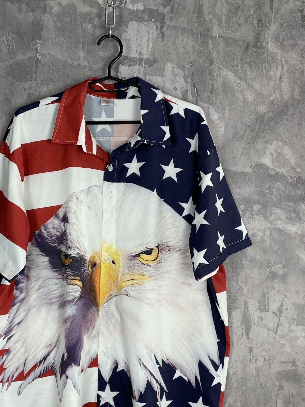 Designer × Vintage The Most American Shirt EVER MADE - Polo Button Up Size US XL / EU 56 / 4 - 4 Thumbnail