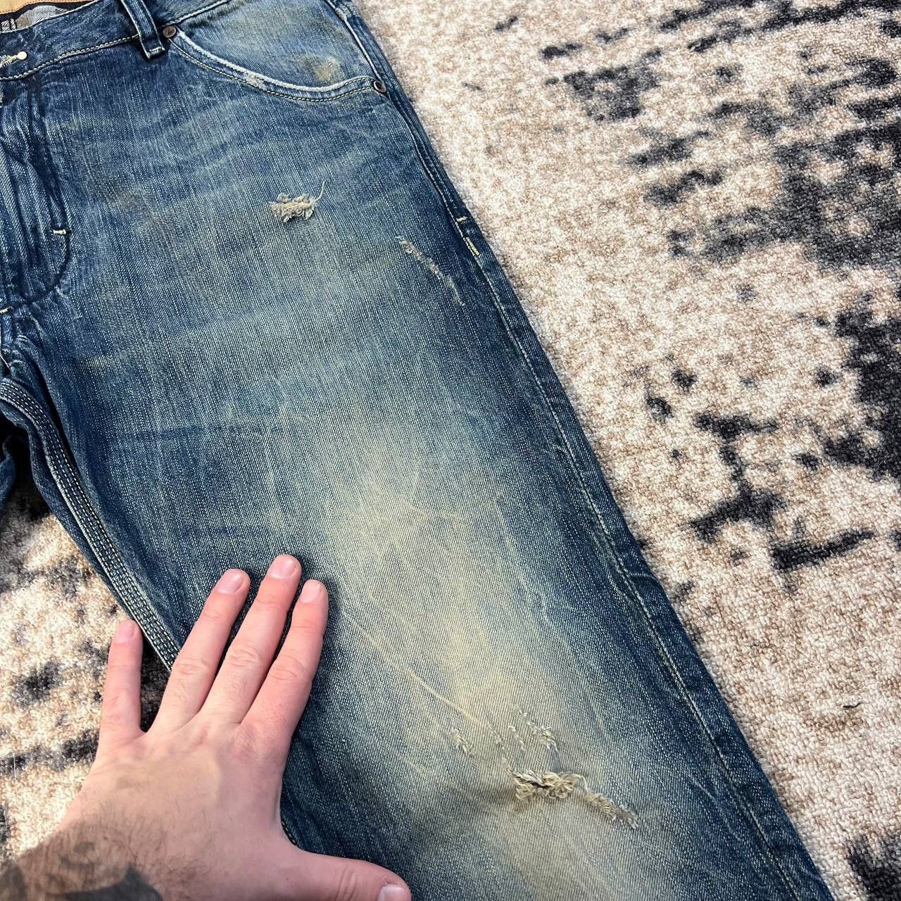 Diesel Diesel Luxury Washed Blue Denim Jeans Streetwear Y2K Size US 34 / EU 50 - 7 Thumbnail